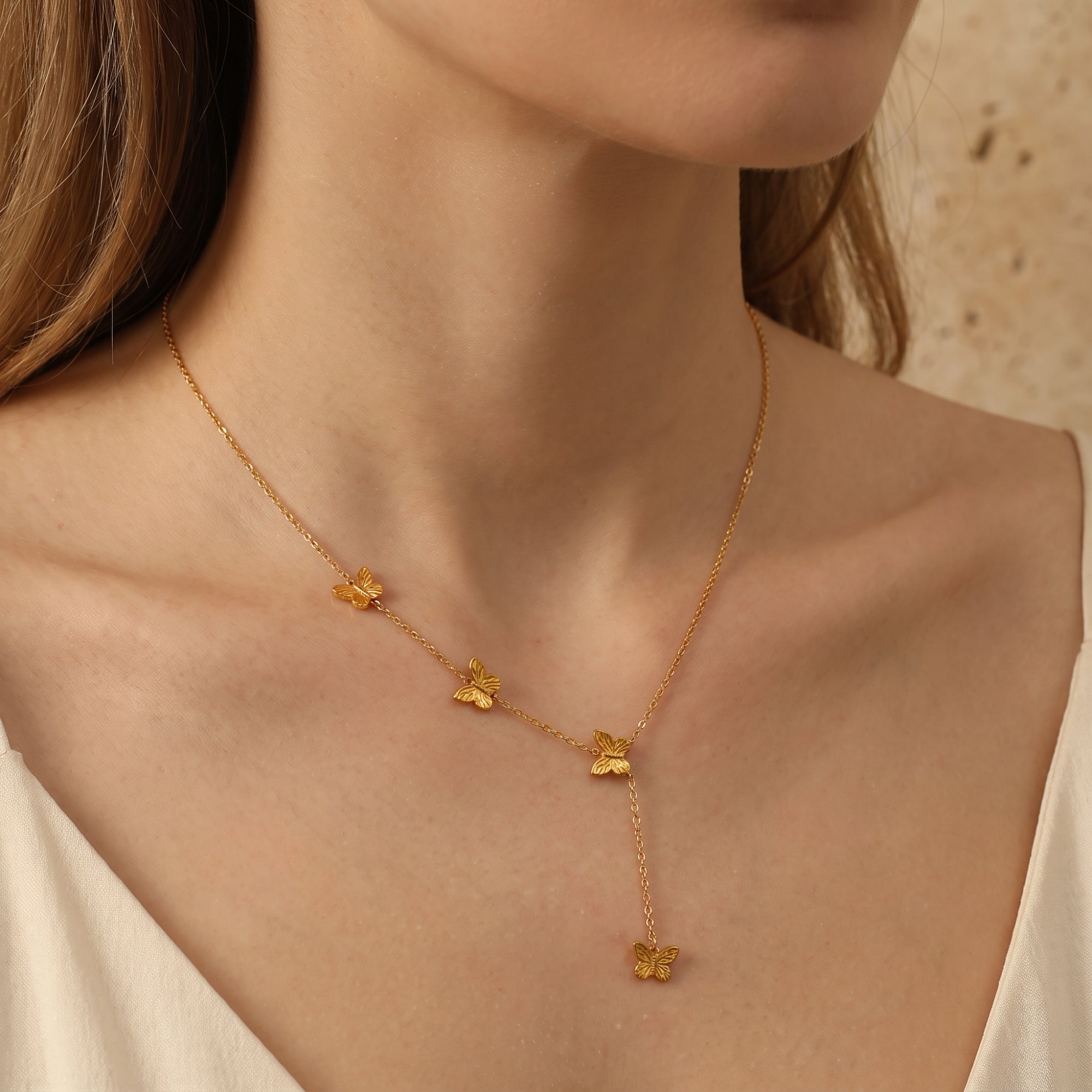 The Papillon Lariat Necklace