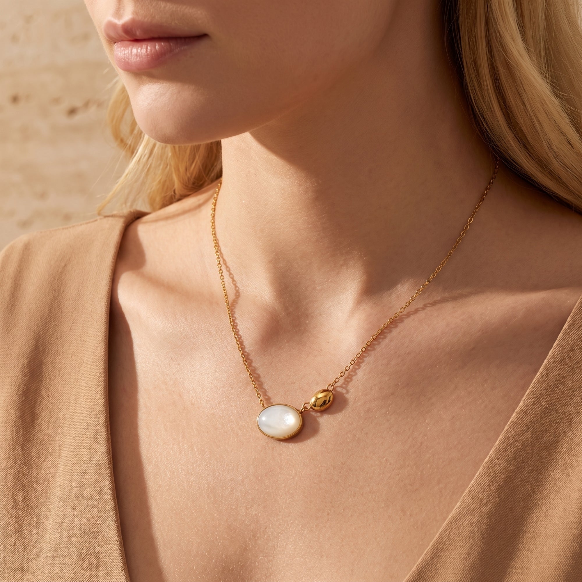 The Organic Pebble Pendant Necklace