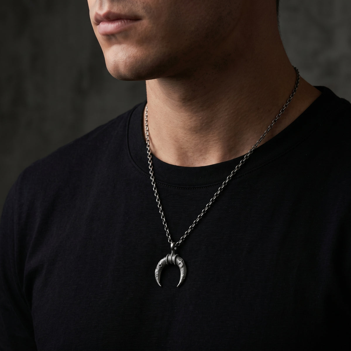 The Crescent Pendant Necklace