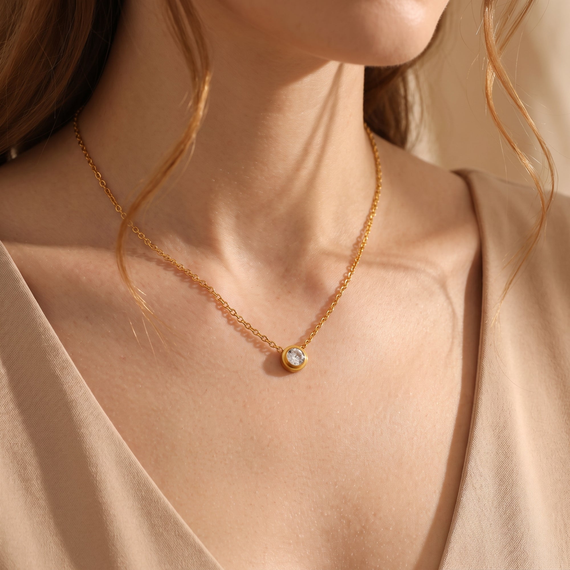 The Lumina Bezel Necklace