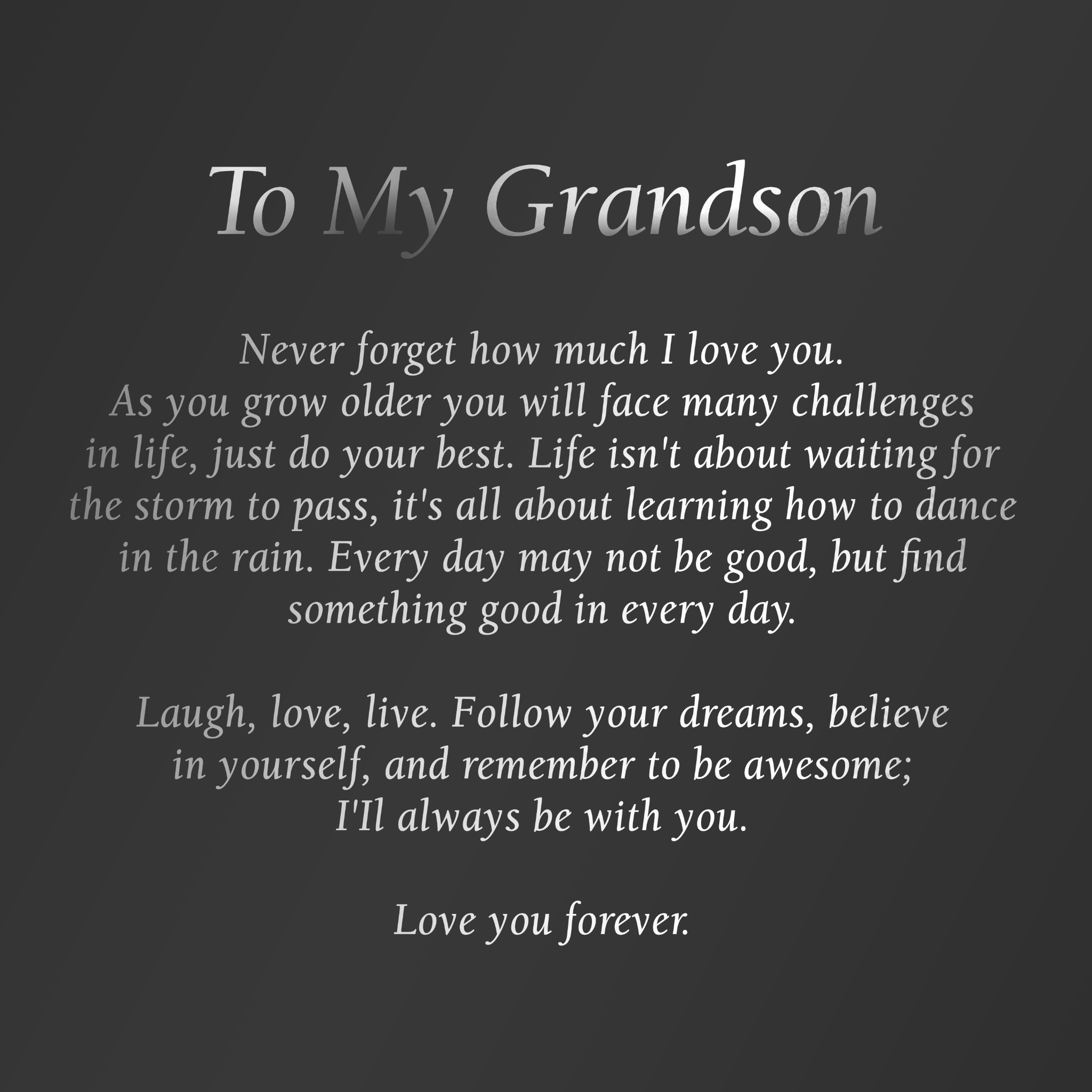 To My Grandson | Forever Love Gift Bundle - View 4