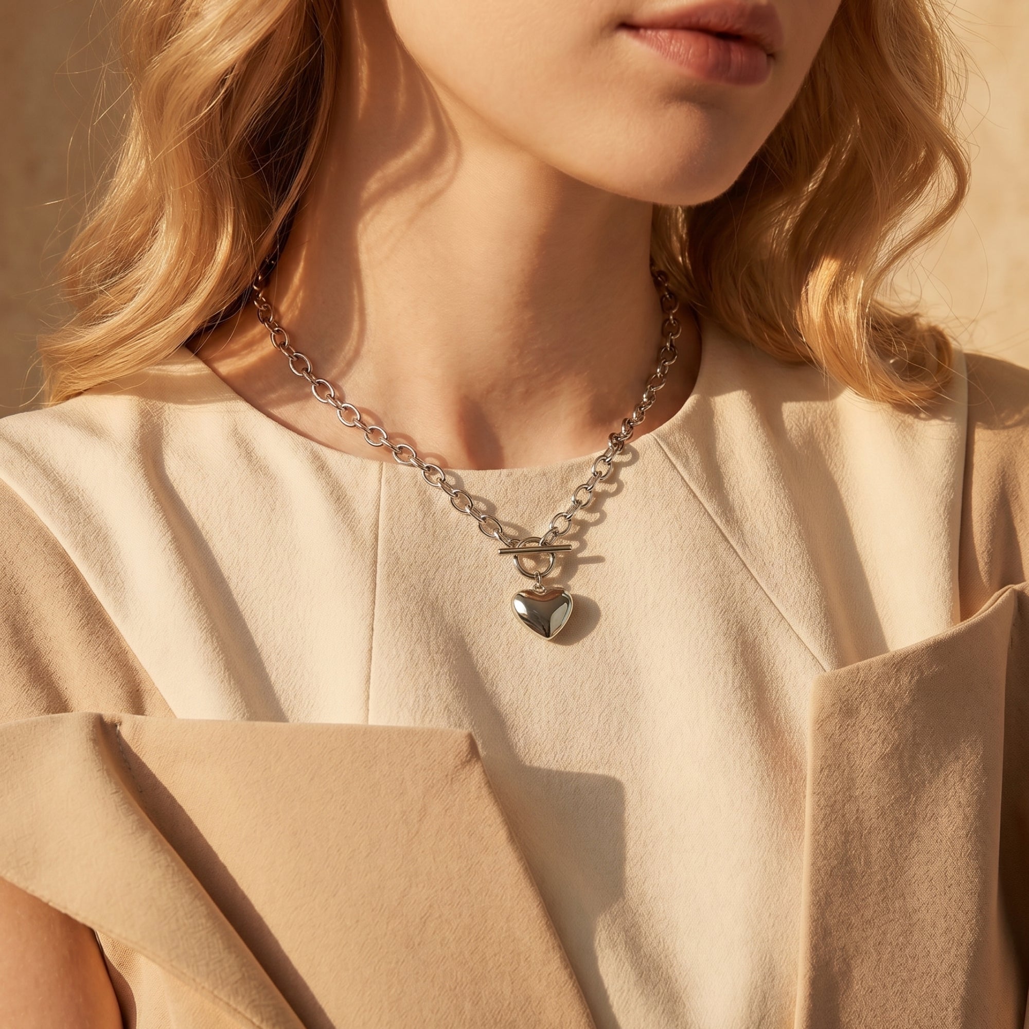 The Clarissa Heart Pendant Necklace