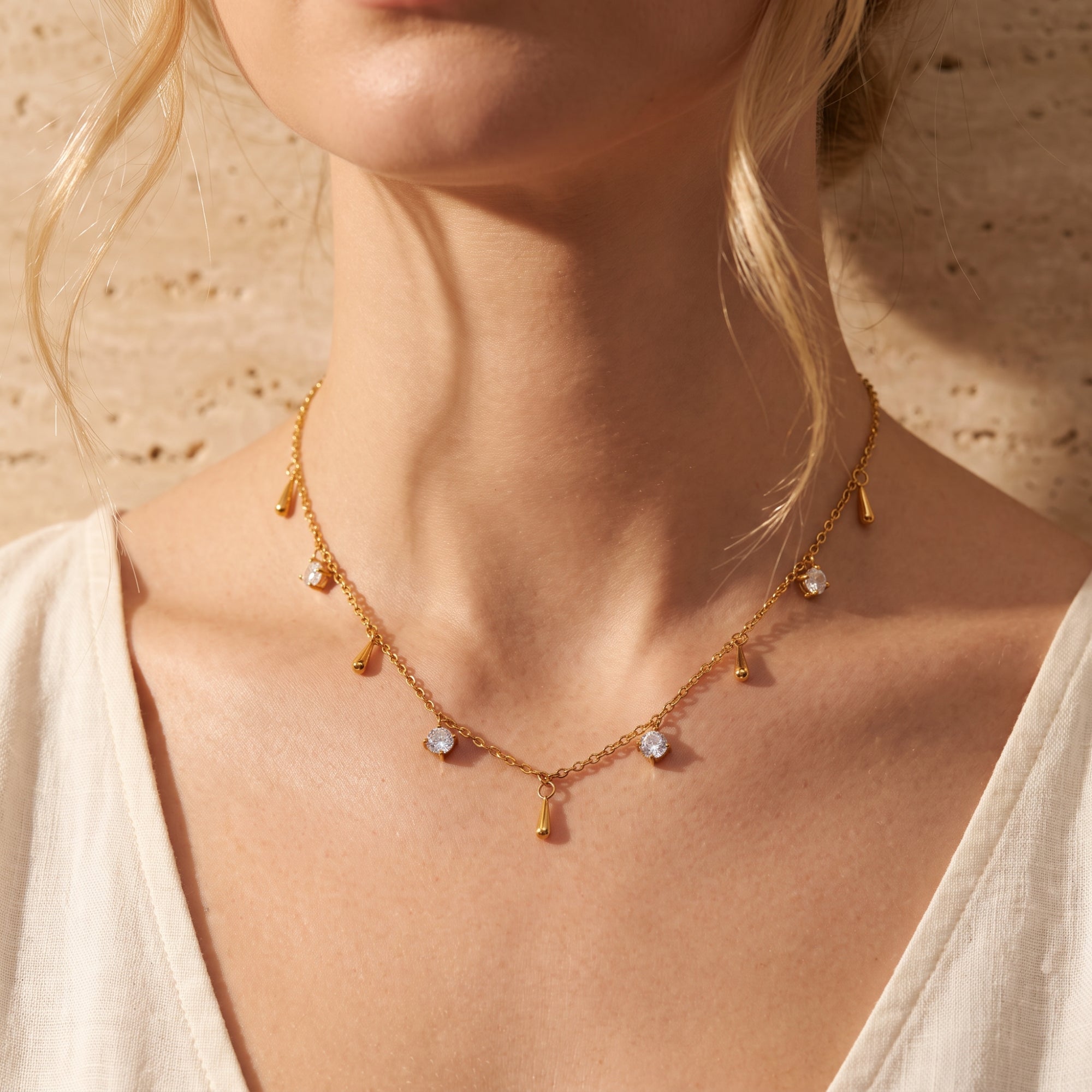 The Cascade Droplet Necklace