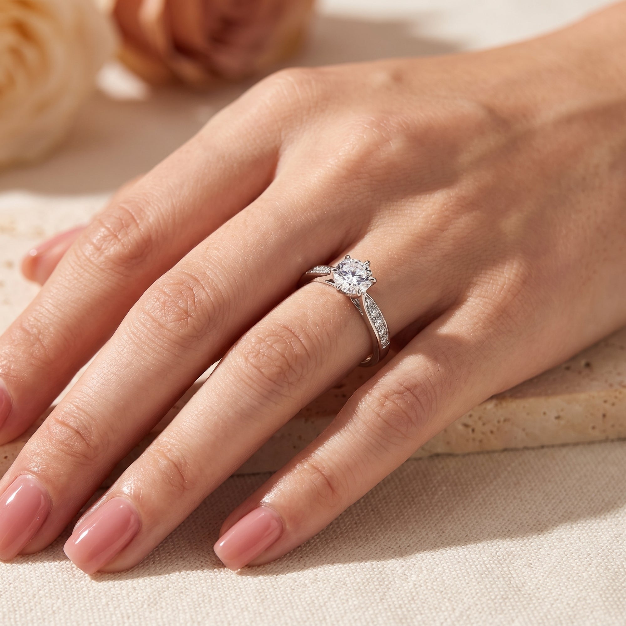 The Classic Crown Solitaire Ring