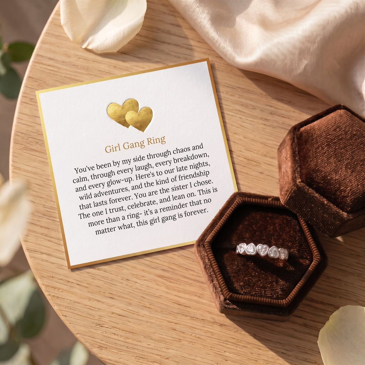 The Sisterhood Heart Ring
