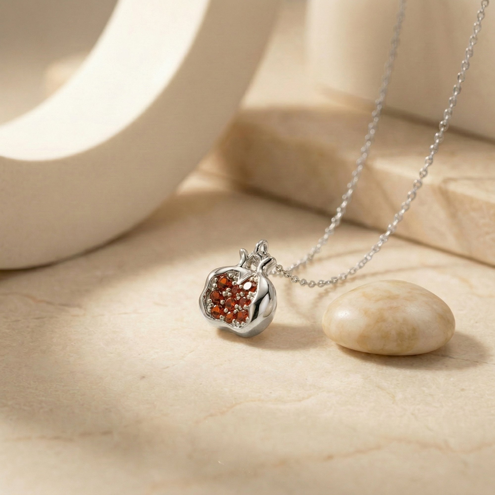 The Pomegranate Pendant Necklace