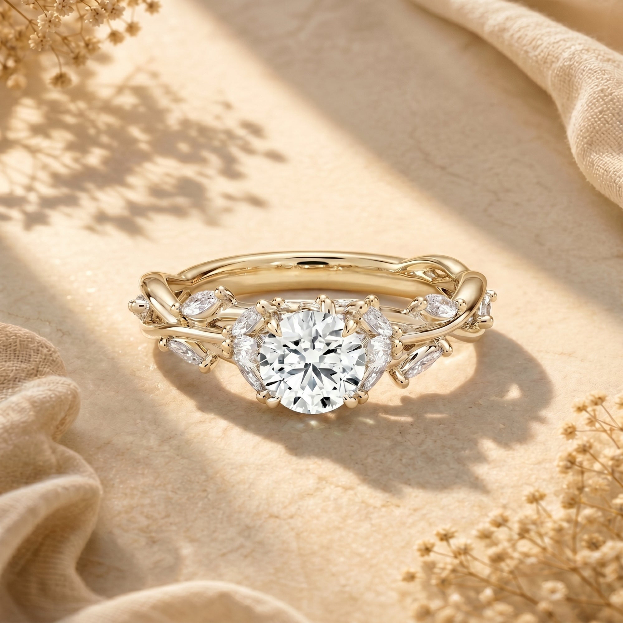 The Calyxta Moissanite Ring