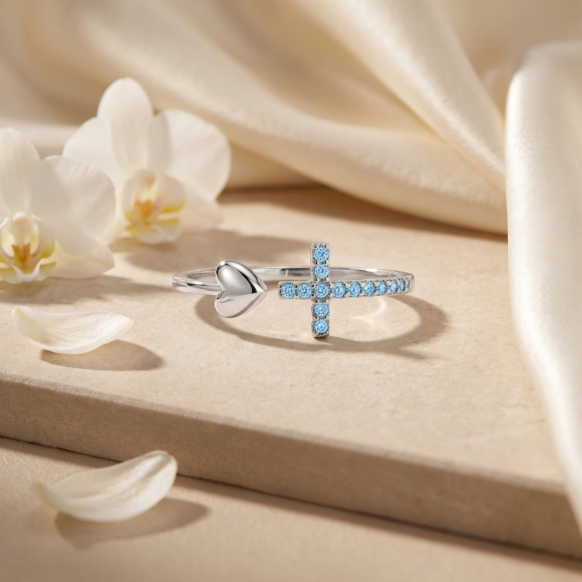 La bague croix « Pray Through It »