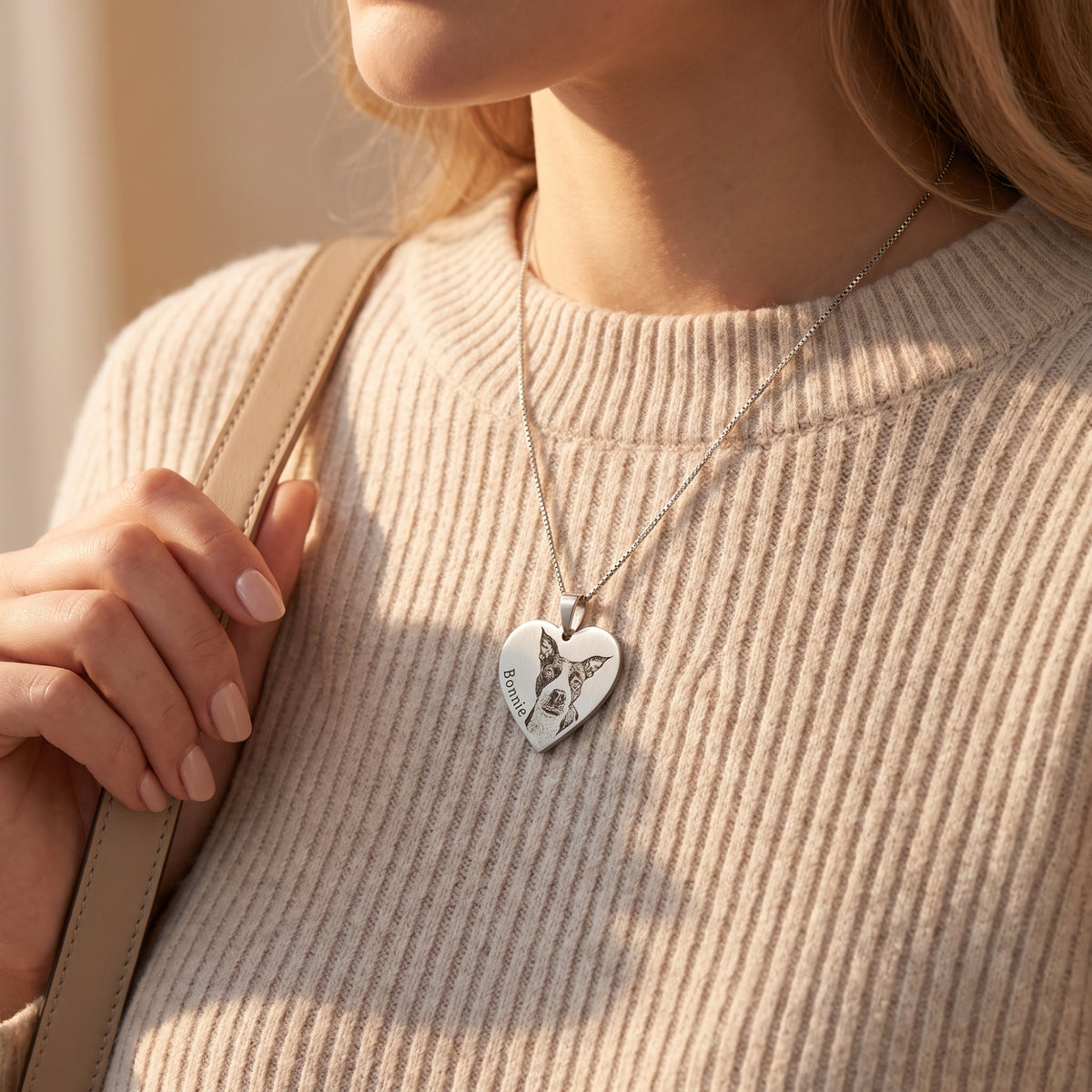 The Cherished Pet Heart Necklace