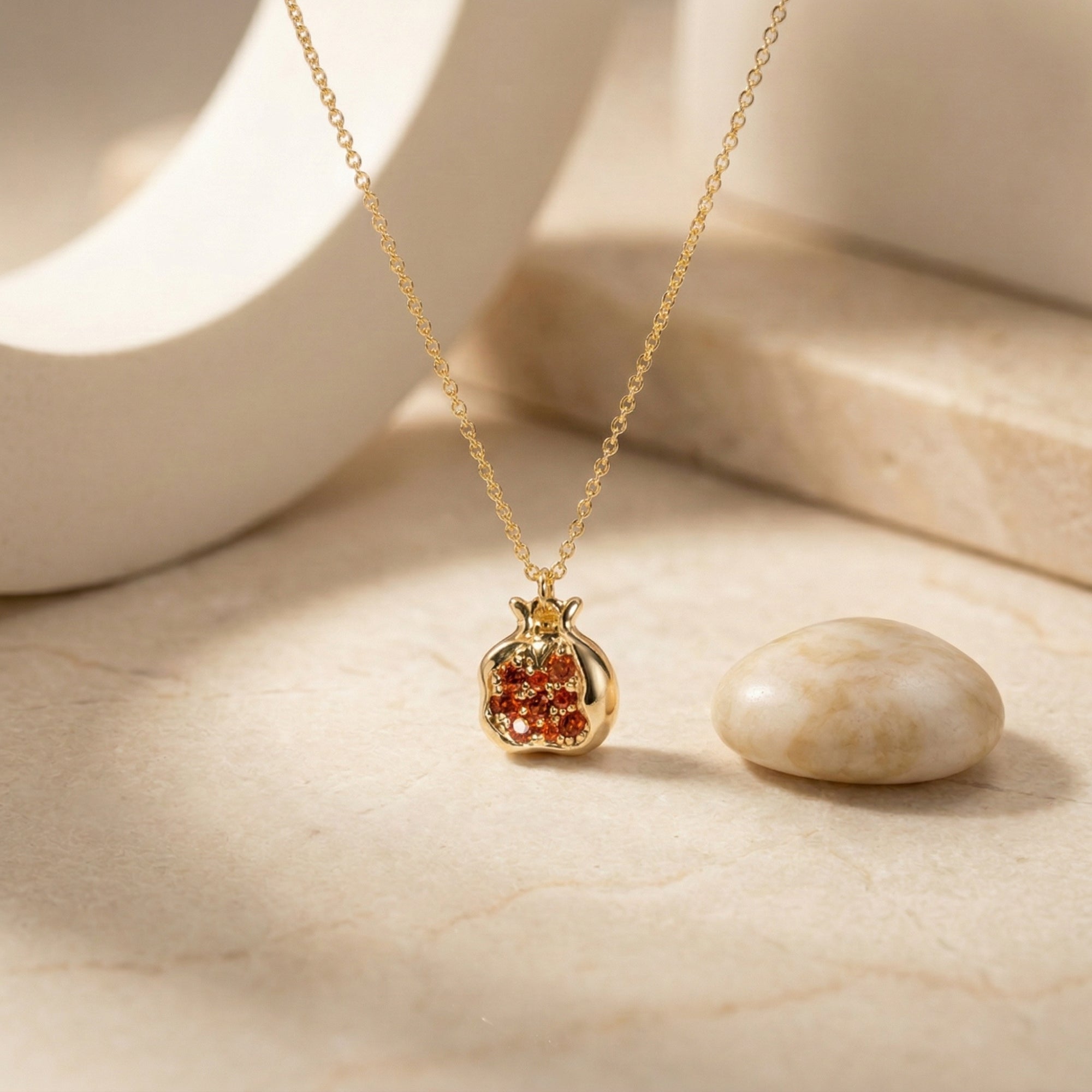 The Pomegranate Pendant Necklace