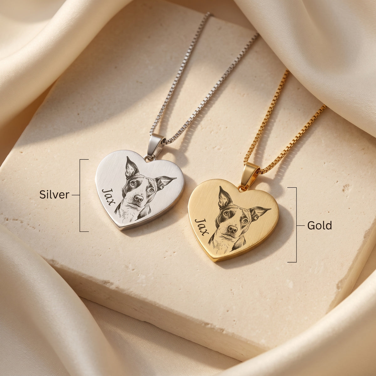 The Cherished Pet Heart Necklace
