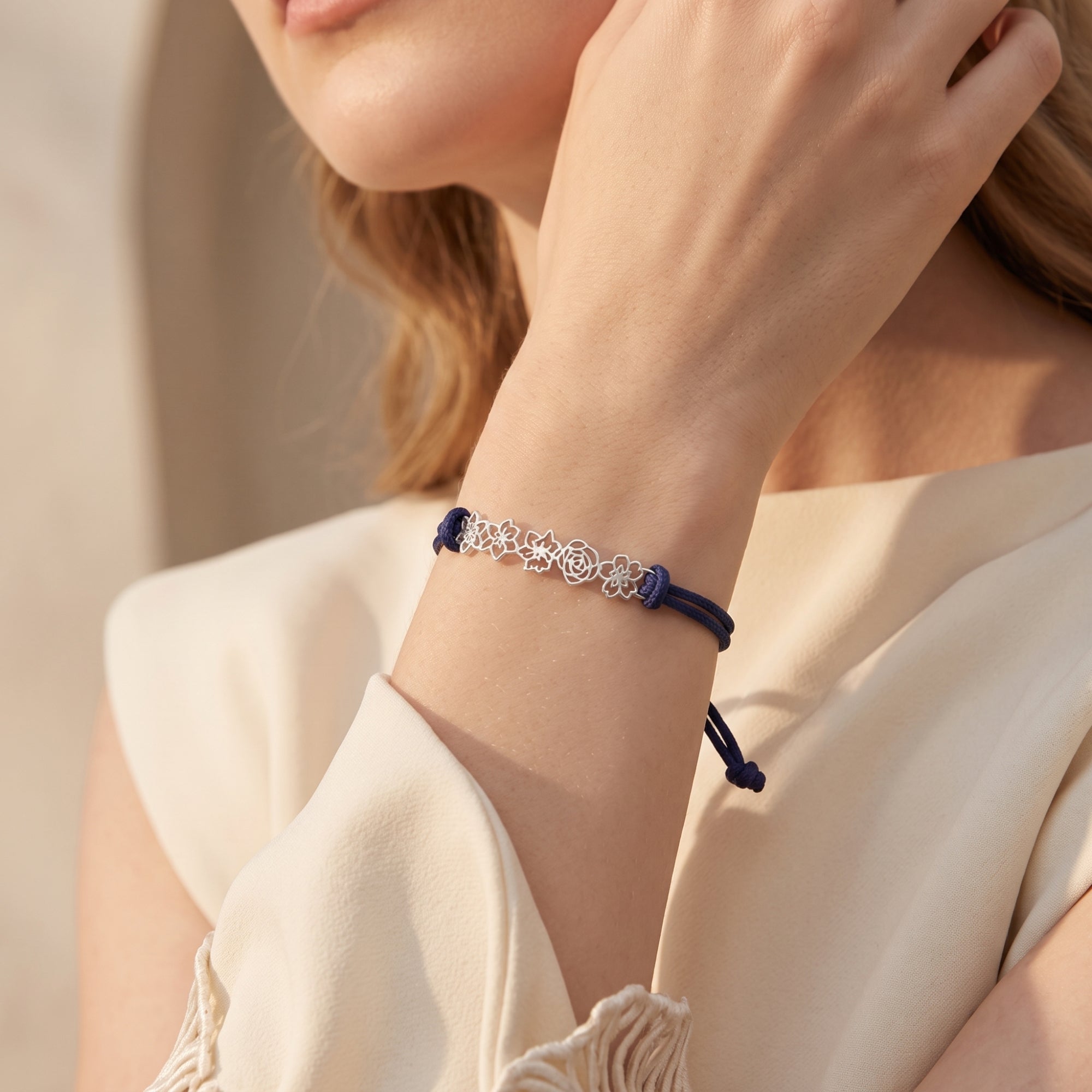 Das Blütenstrauß-Armband
