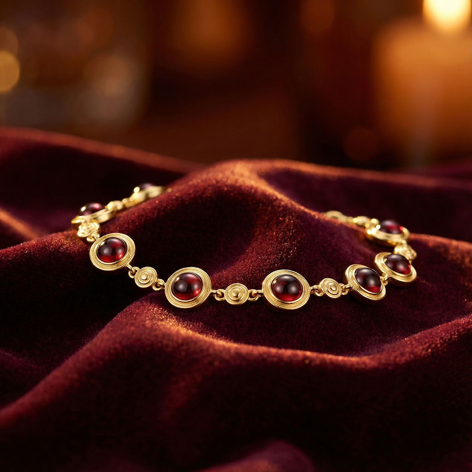 The Calyssa Station Bracelet - 18K Gold Vermeil