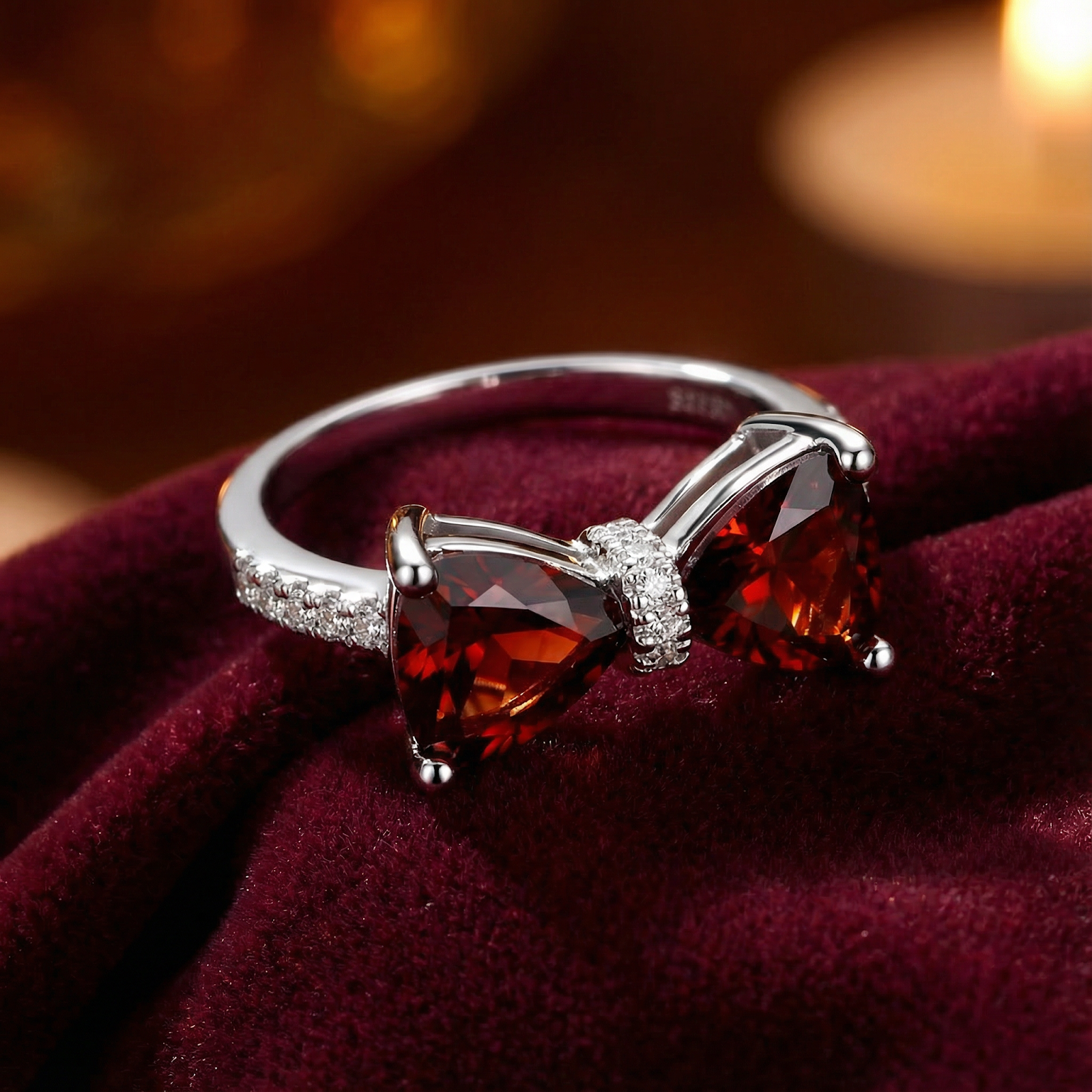 The Bellarose Bow Ring - S925 Sterling Silver