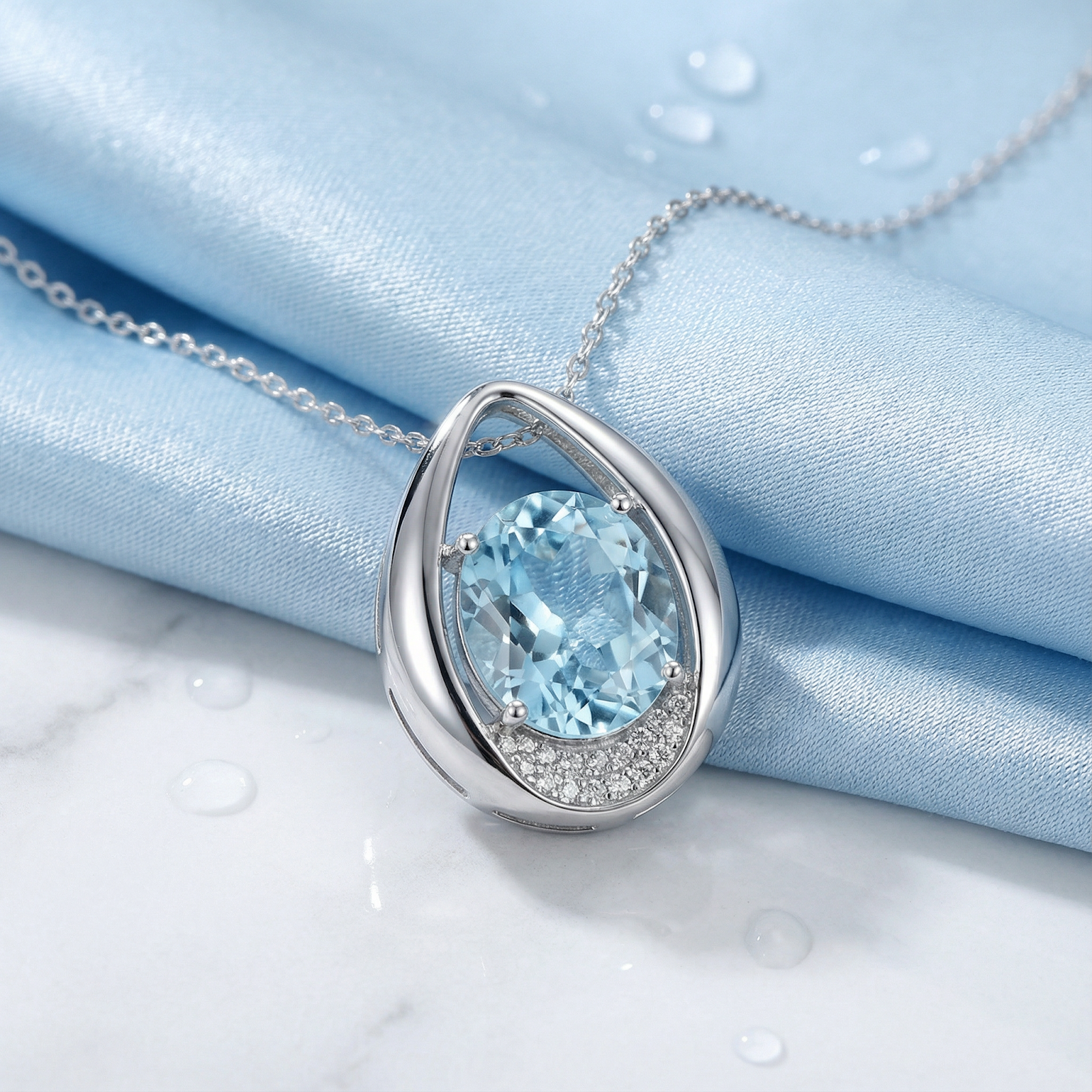 The Marina Teardrop - S925 Sterling Silver
