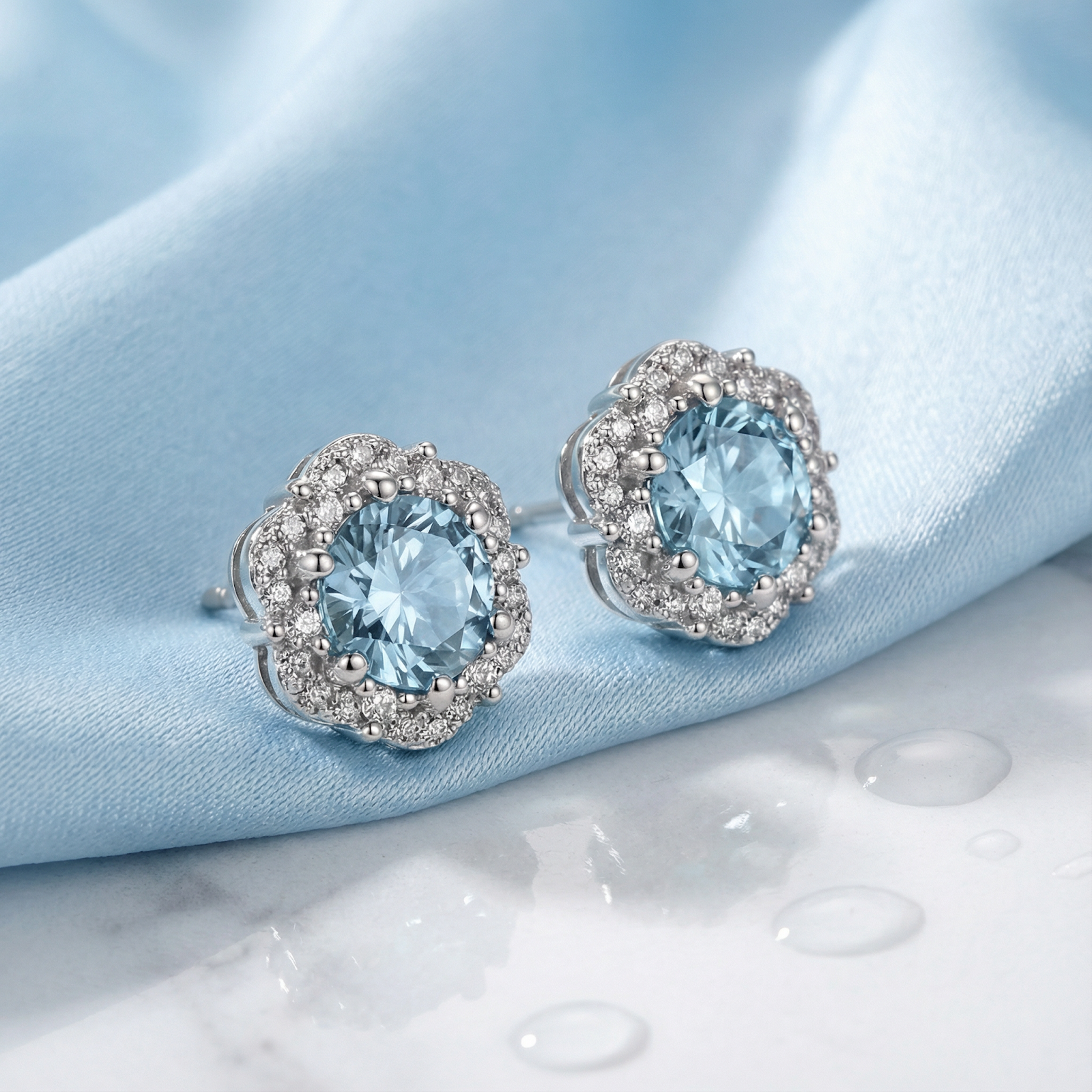 The Aerith Halo Studs - S925 Sterling Silver