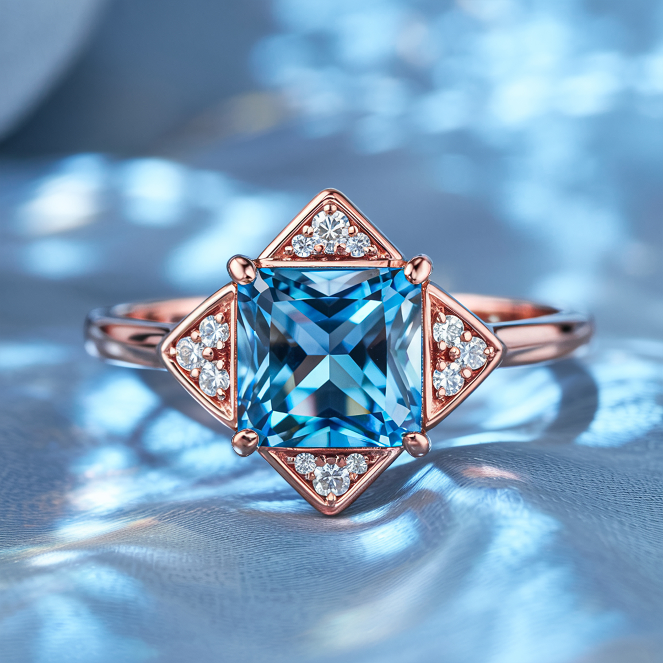The Caterina – Vintage Moissanite Ring
