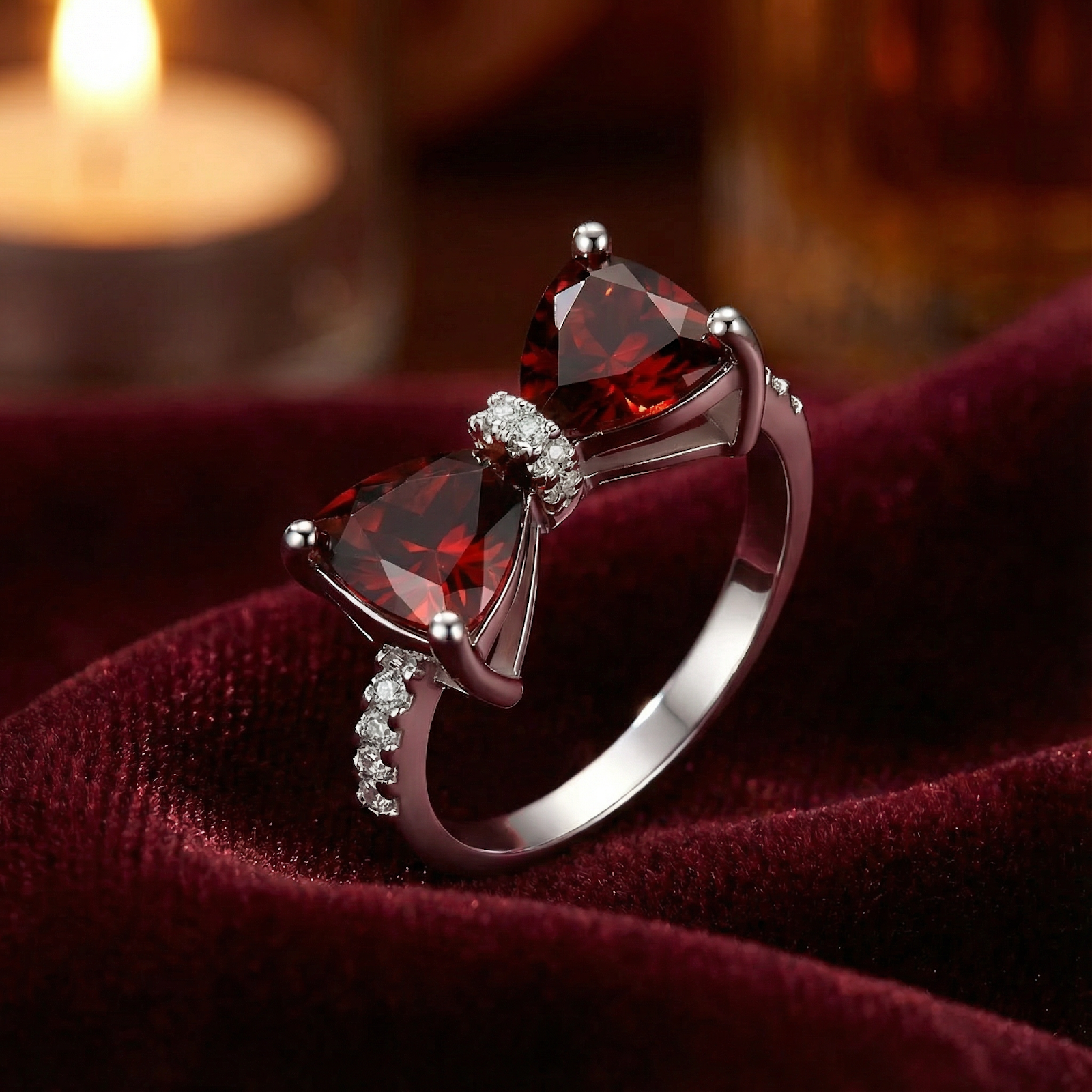 The Bellarose Bow Ring - S925 Sterling Silver