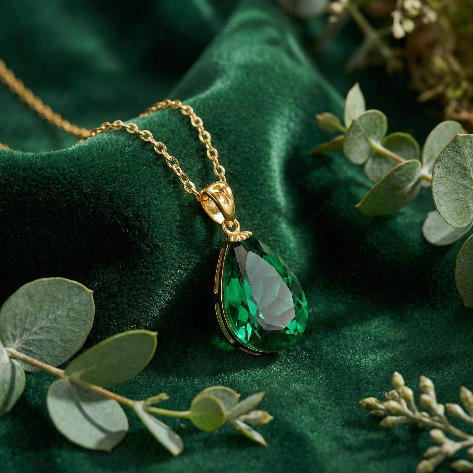 The Emera Pear - 18K Gold Vermeil