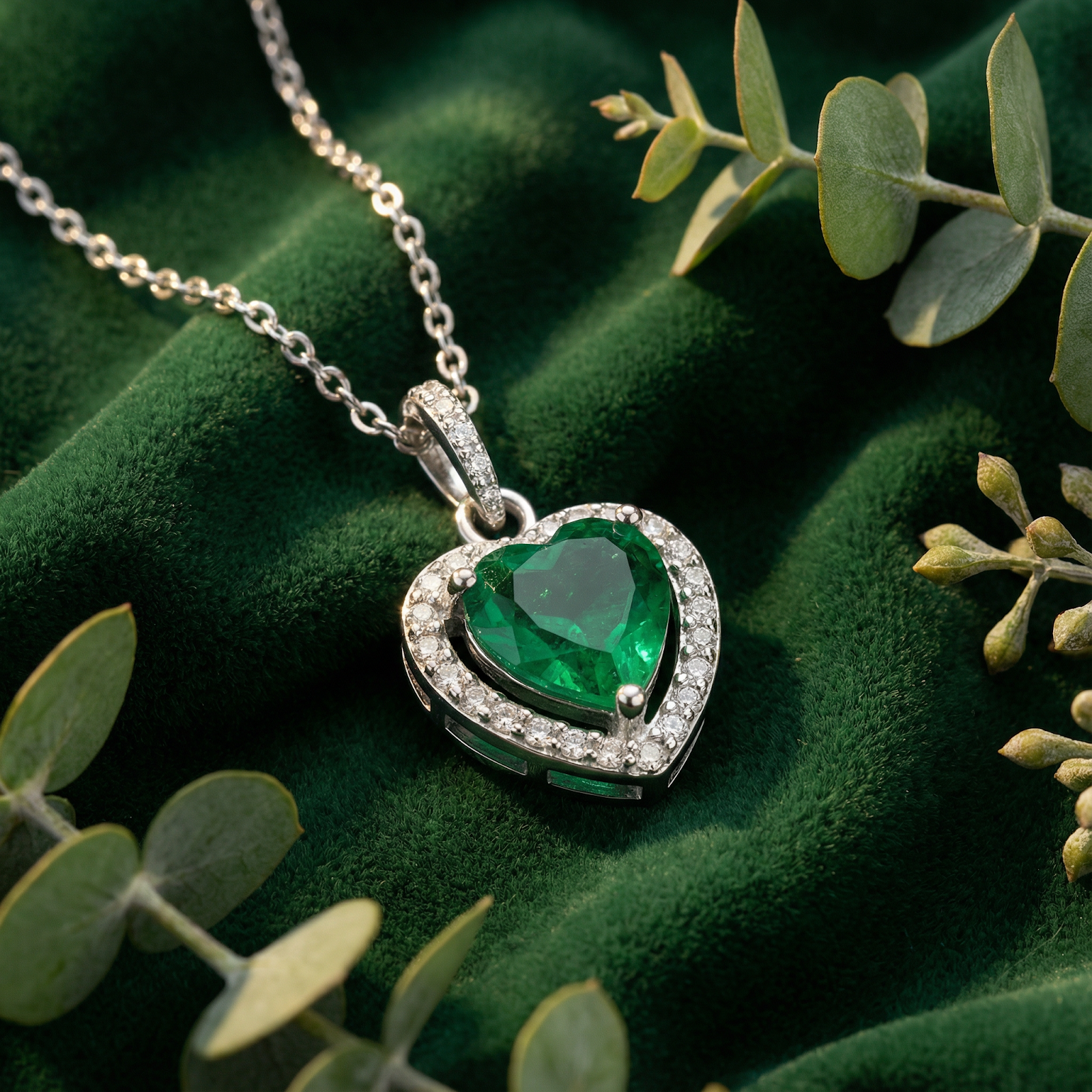 The Verdant Heart - S925 Sterling Silver