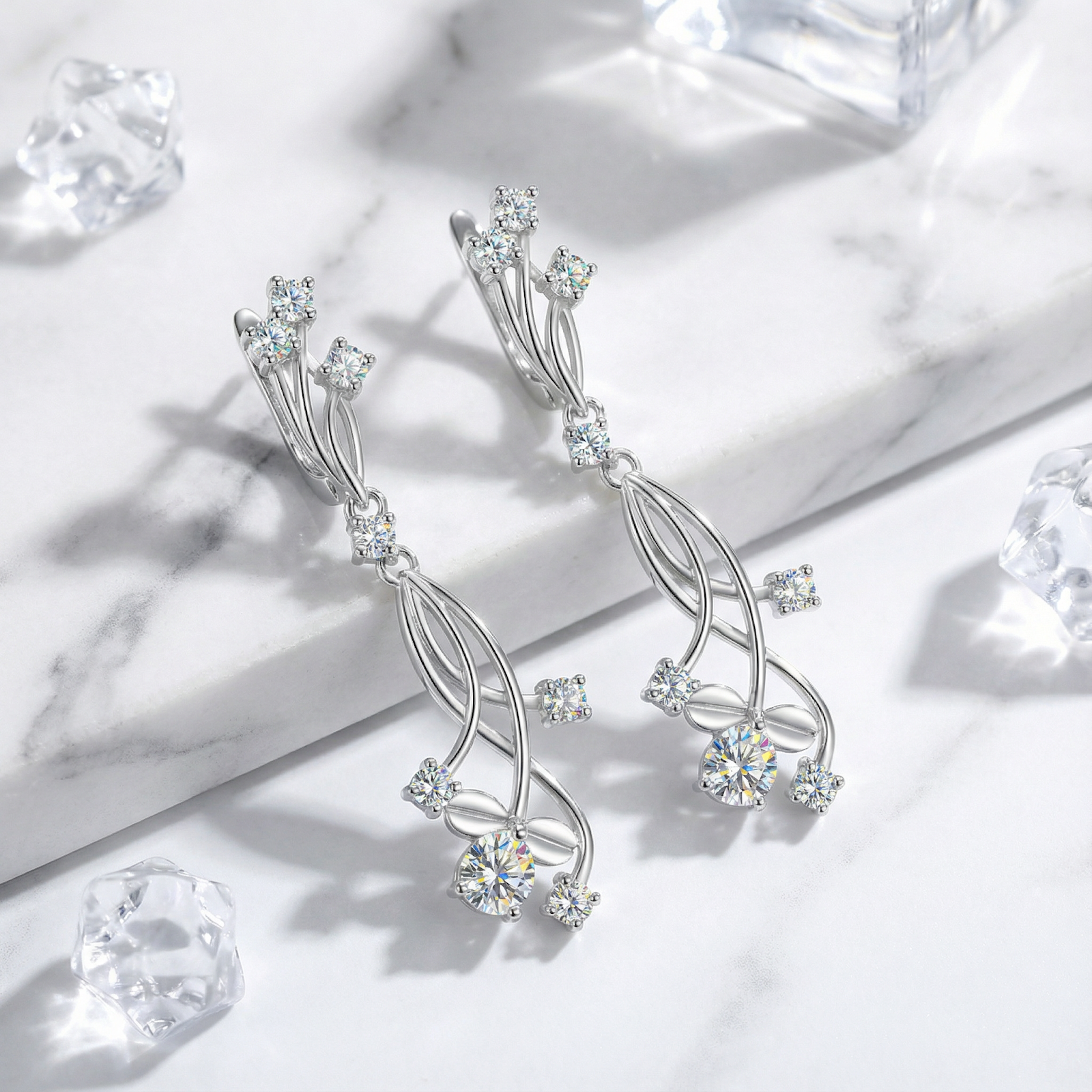 The Luvielle Vine Drop - S925 Sterling Silver