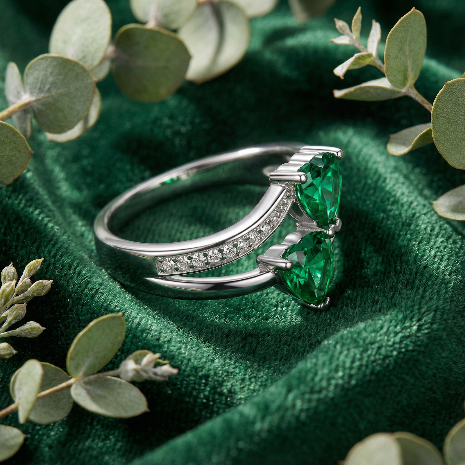 The Myrenis Heart Ring - S925 Sterling Silver