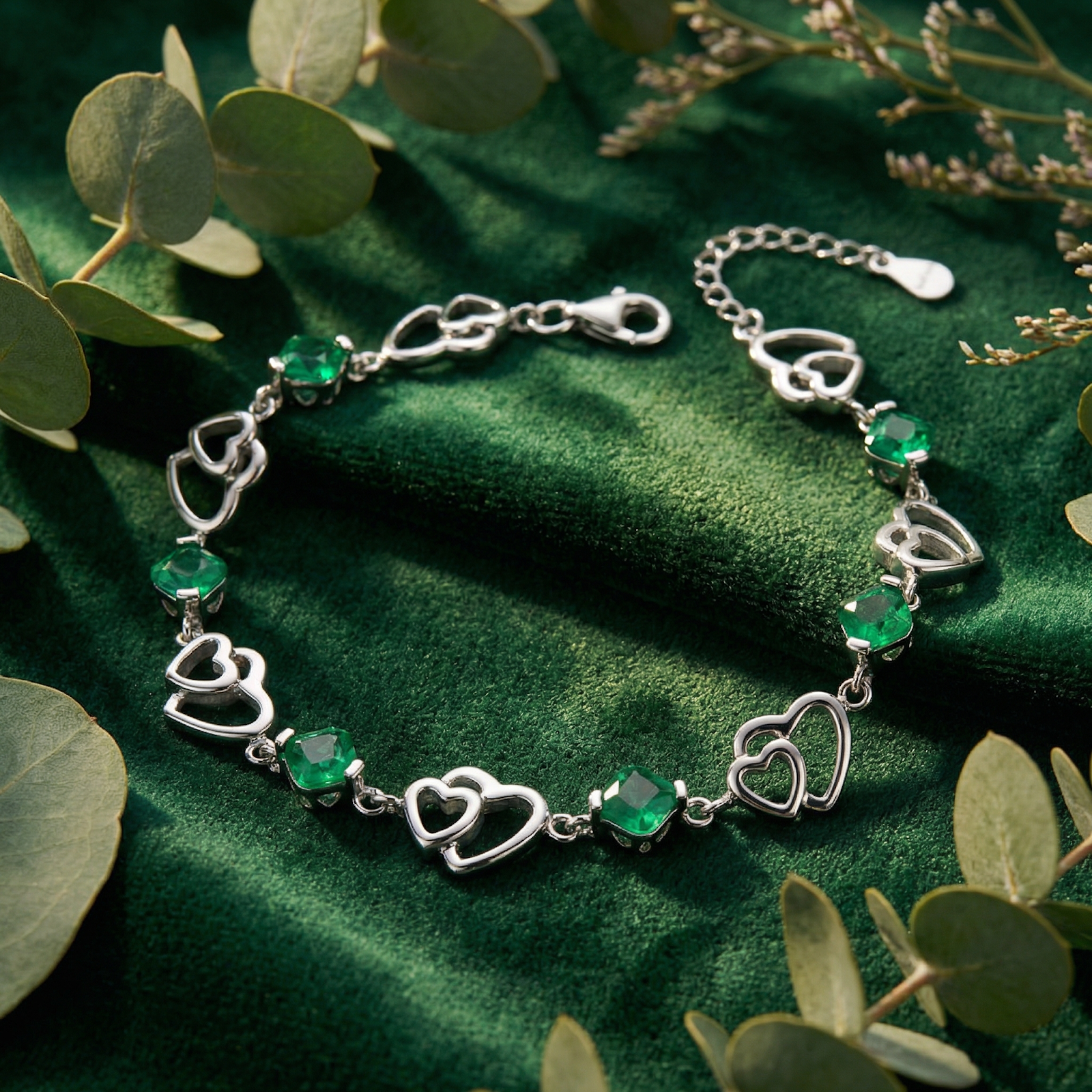 The Roselle Heart Bracelet - S925 Sterling Silver