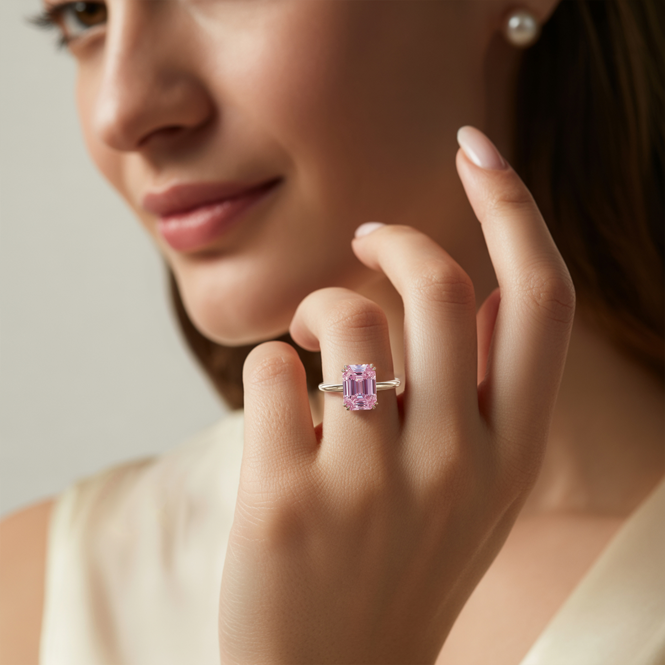 The Camilla - Solitaire Moissanite Ring