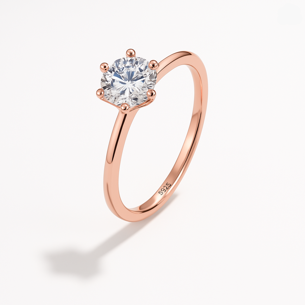 Free 0.3CT Moissanite Ring in S925 Sterling Silver