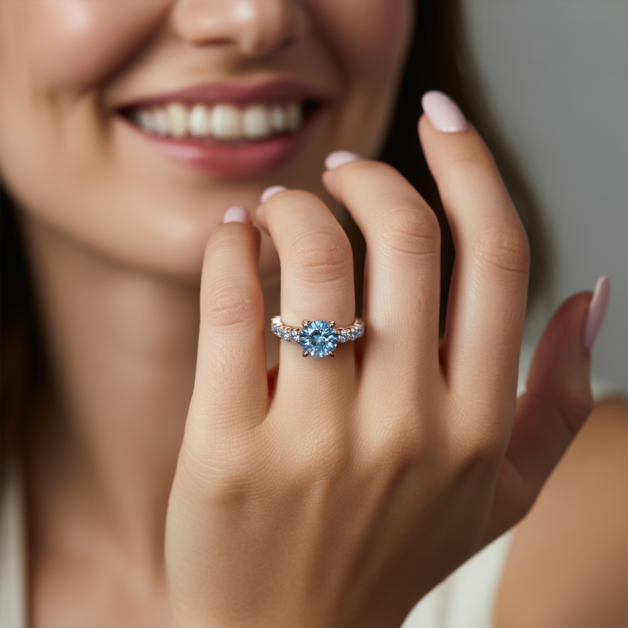 The Katalina – Eternity Moissanite Ring