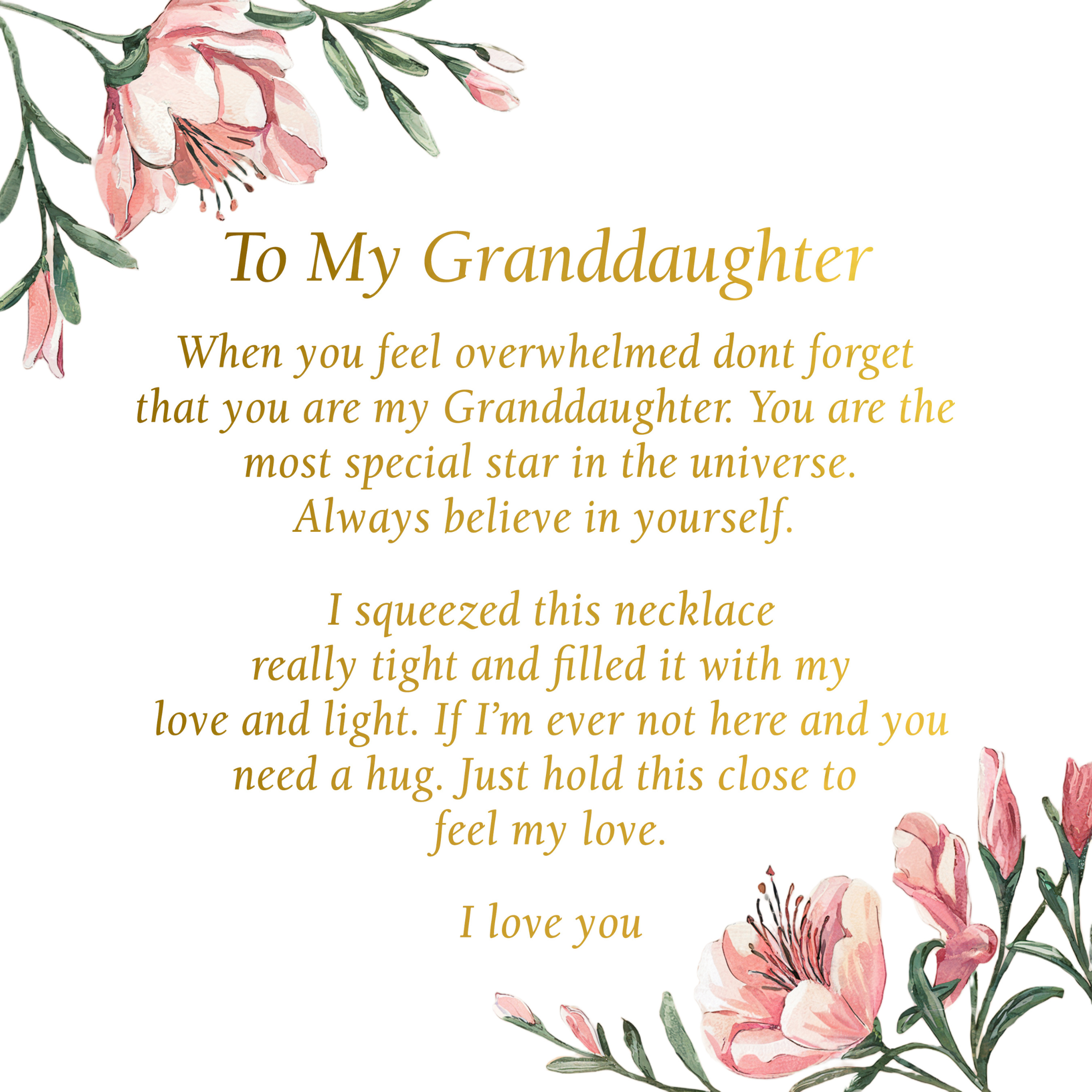 To My Granddaughter | The Star Collection Gift Bundle