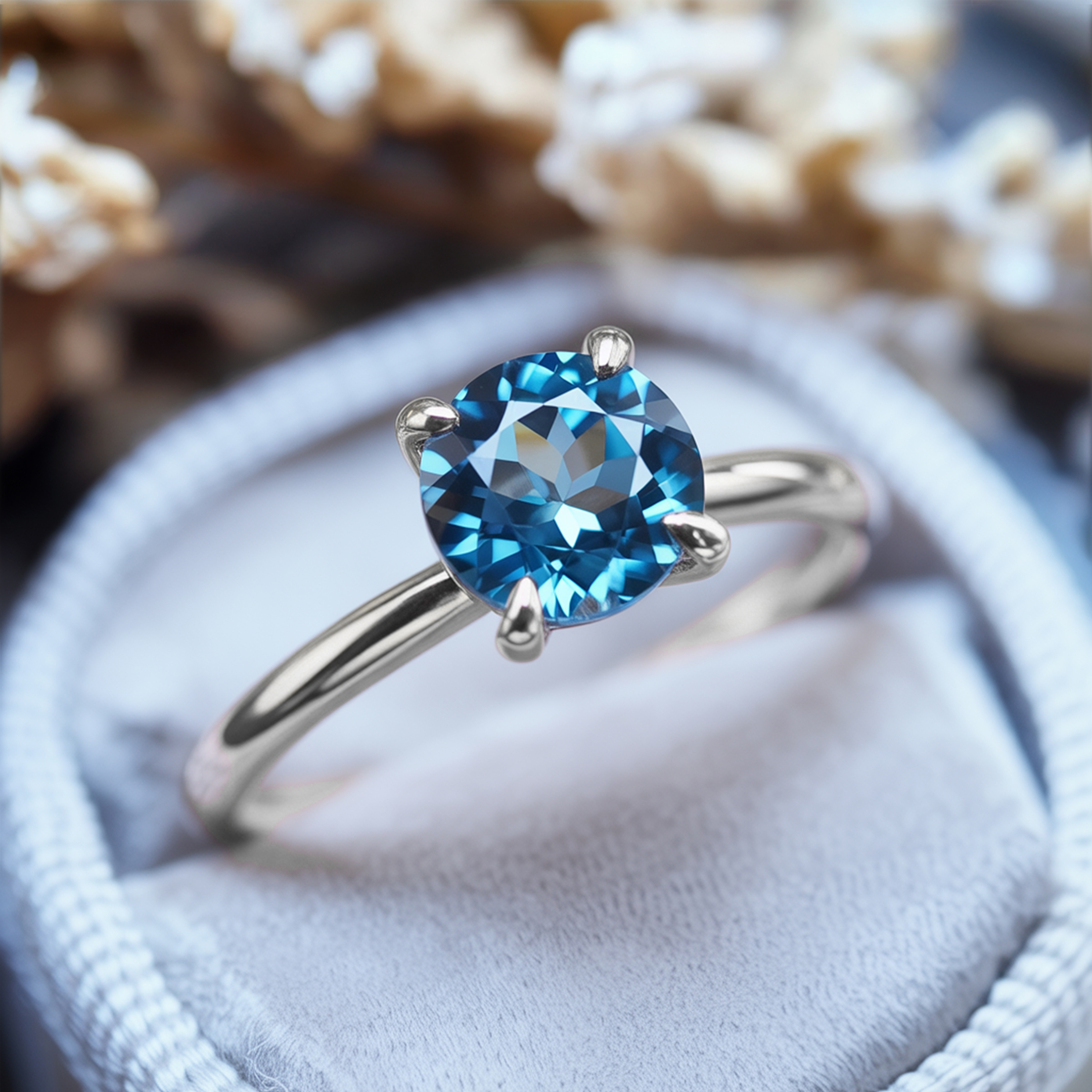 The Bethany - Solitaire Moissanite Ring