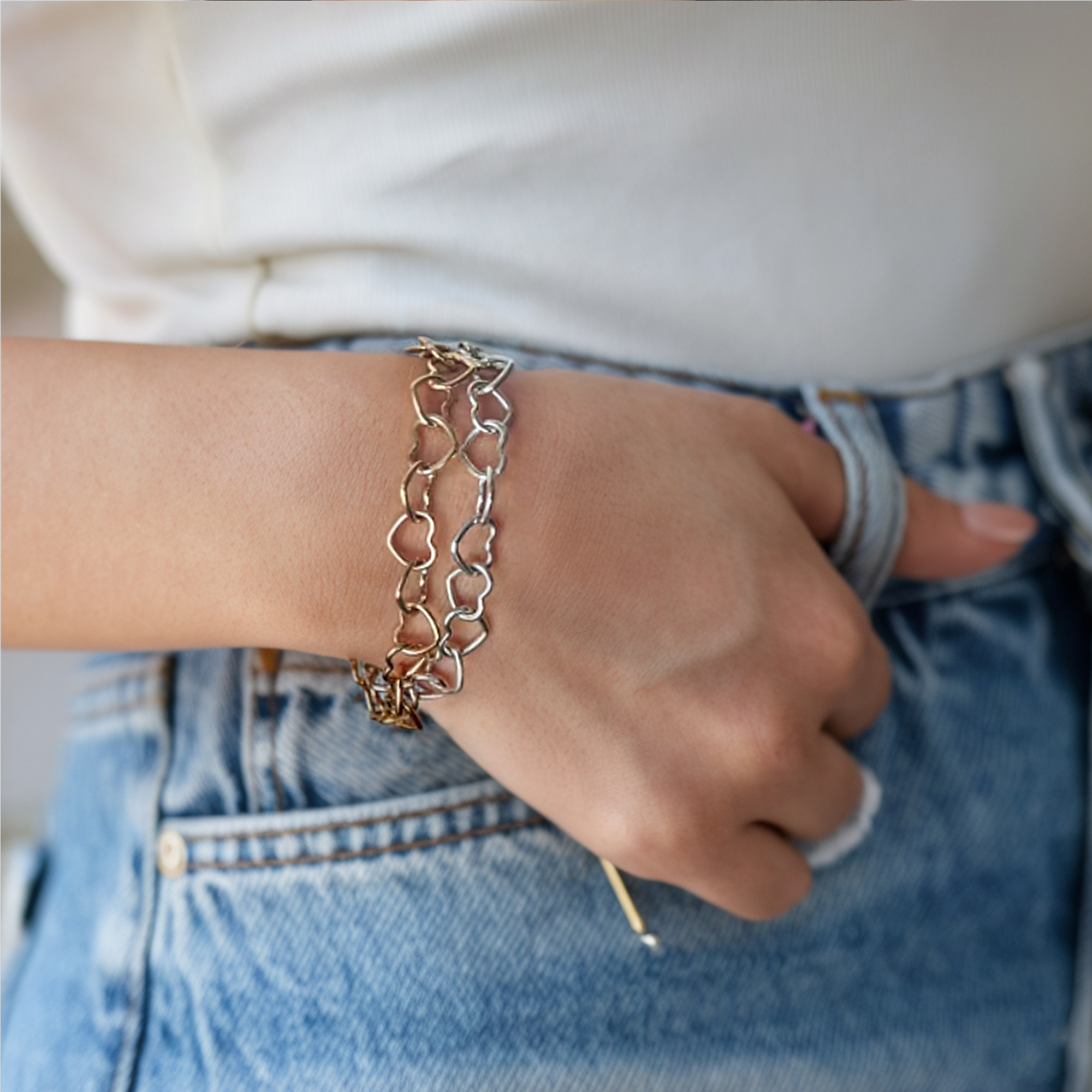 Linked Hearts Bracelet
