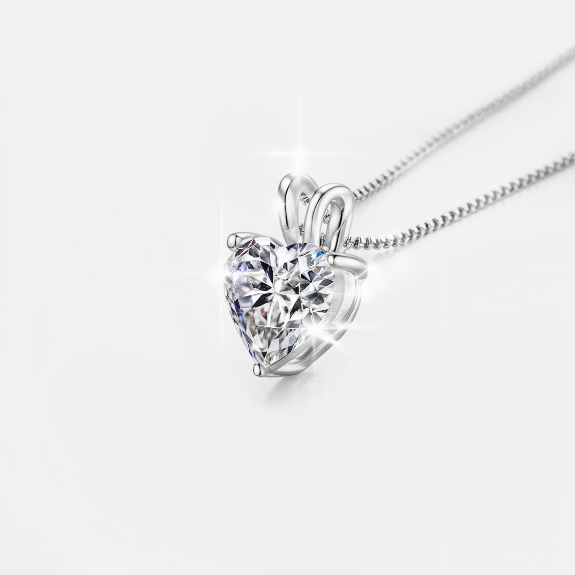 Heart Cut Chain Necklace