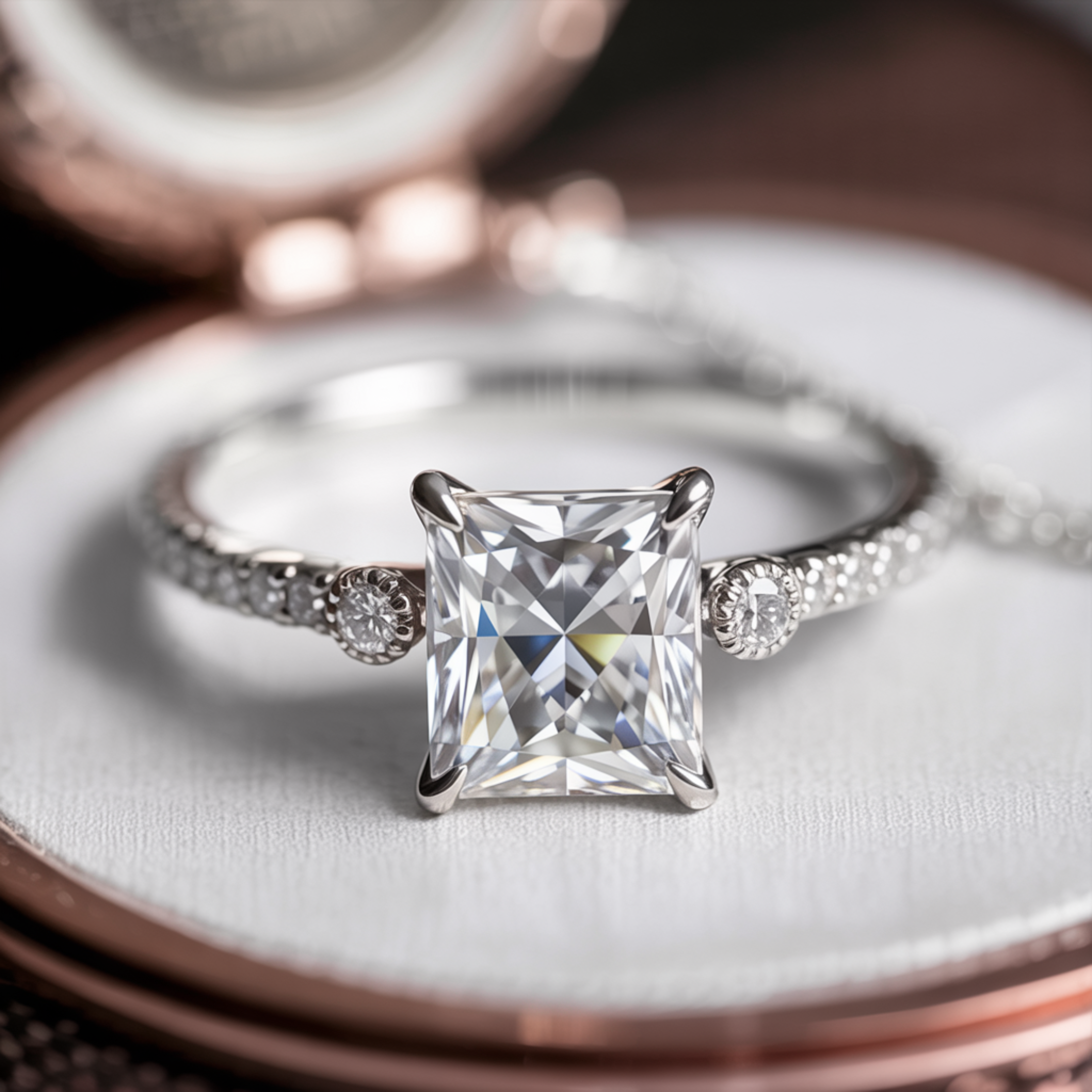 The Luna | To My Future Wife — Princess Cut Moissanite Ring