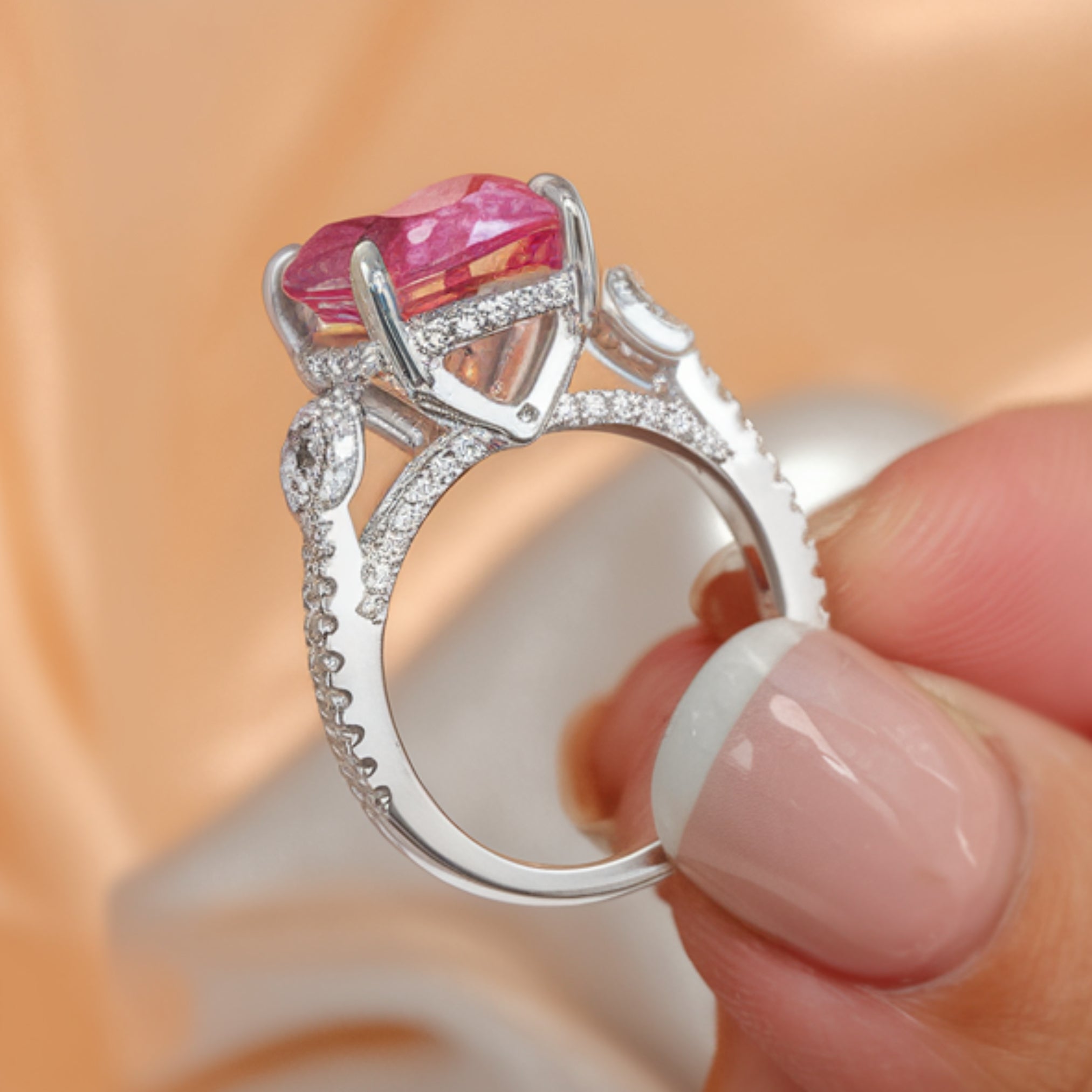 The Valentine Heart Ring