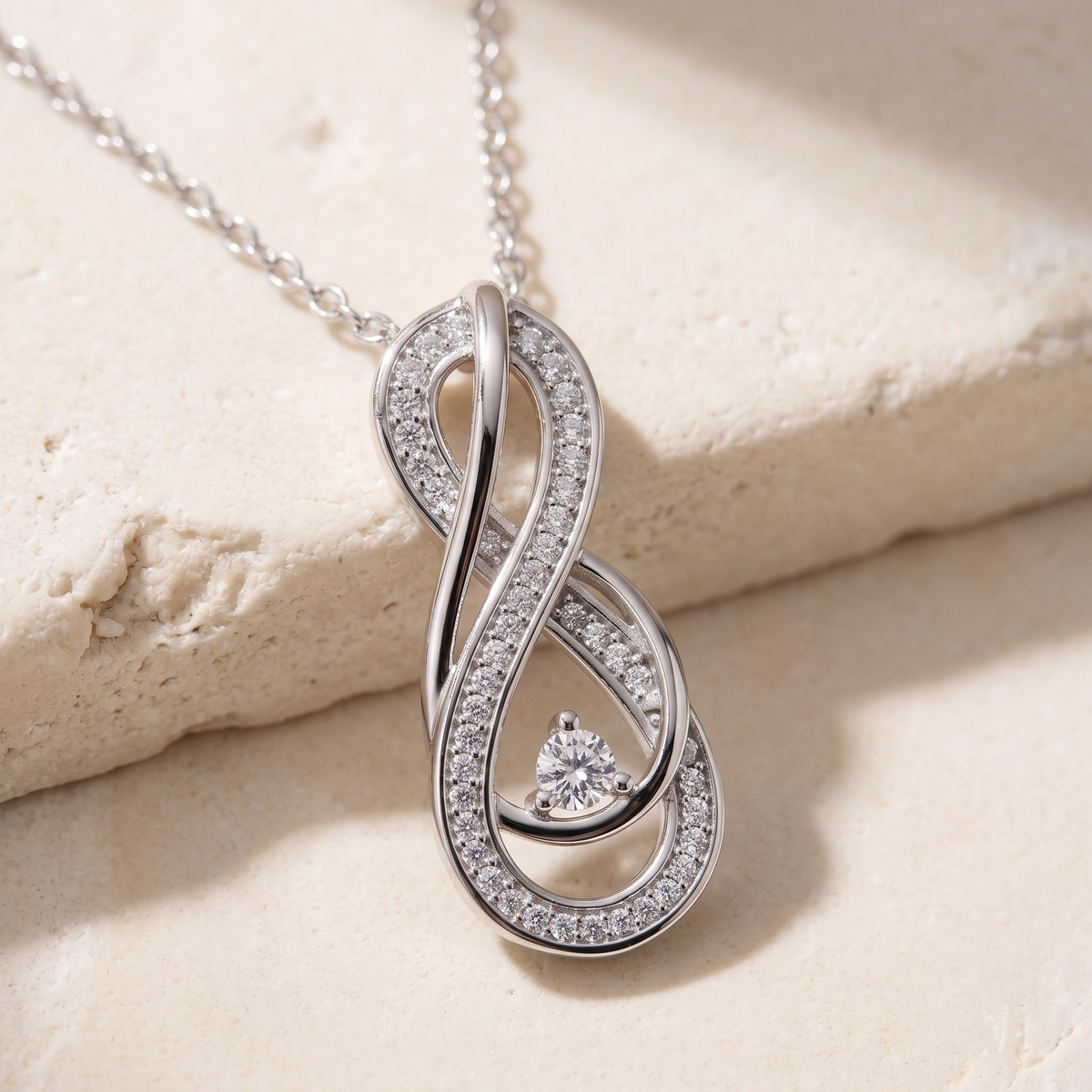 The Florence — Silver 45-degree macro closeup
