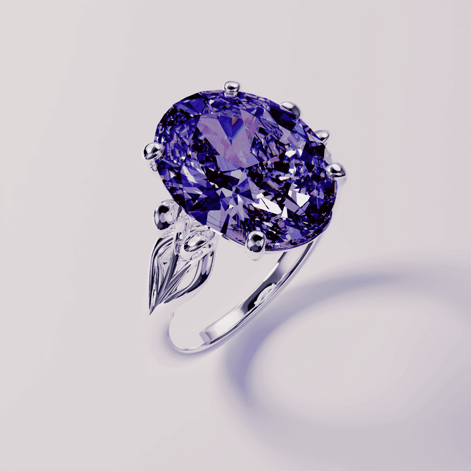 Personalized 2CT Birthstone Ring - S925 Sterling Silver (Options Test)