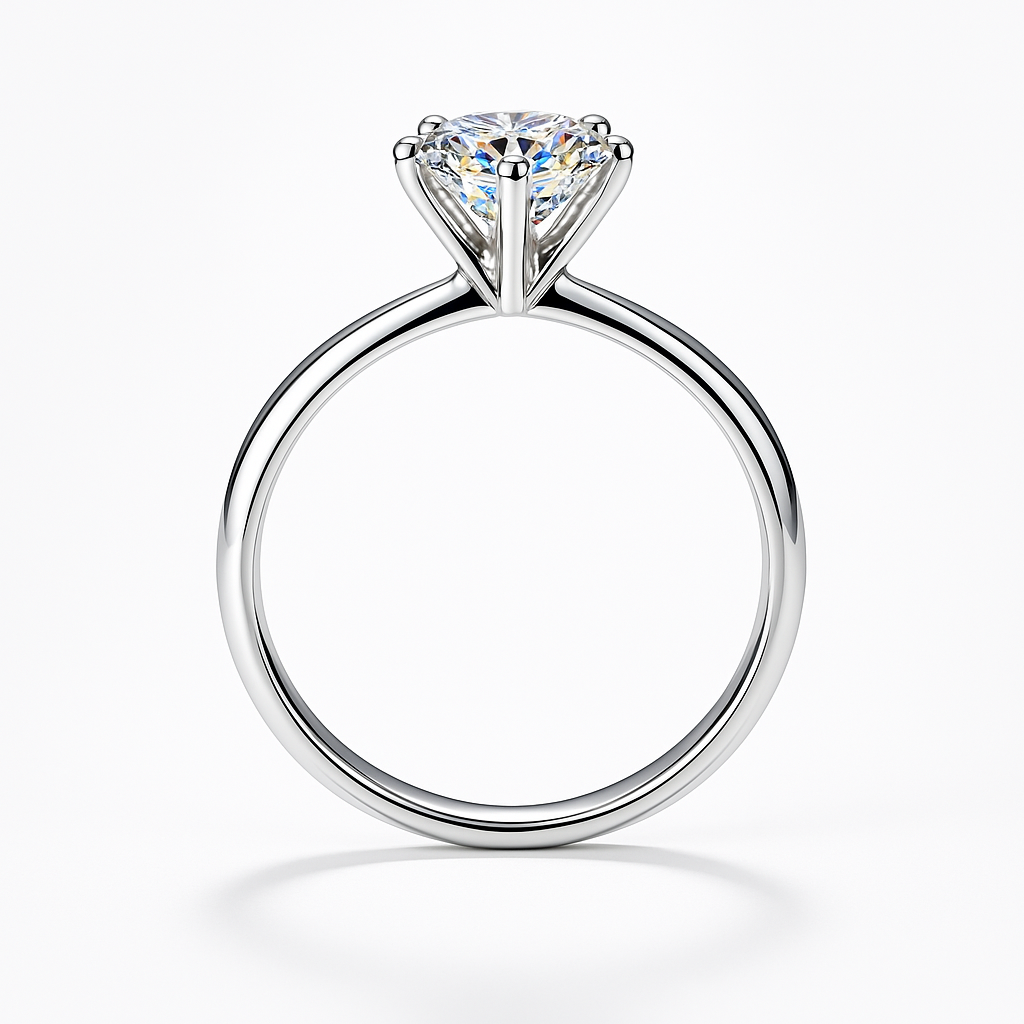 Free 0.3CT Moissanite Ring in S925 Sterling Silver
