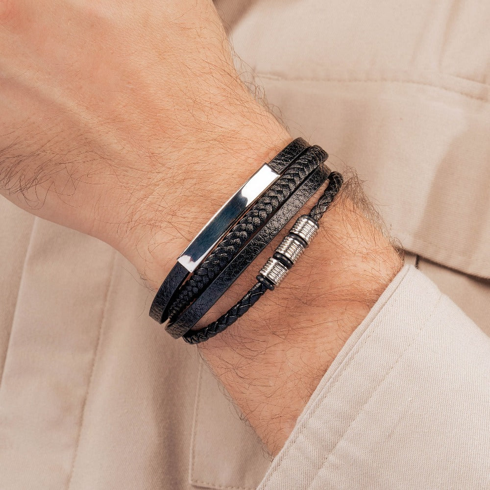 To My Son | Love You Forever | Leather Bracelet