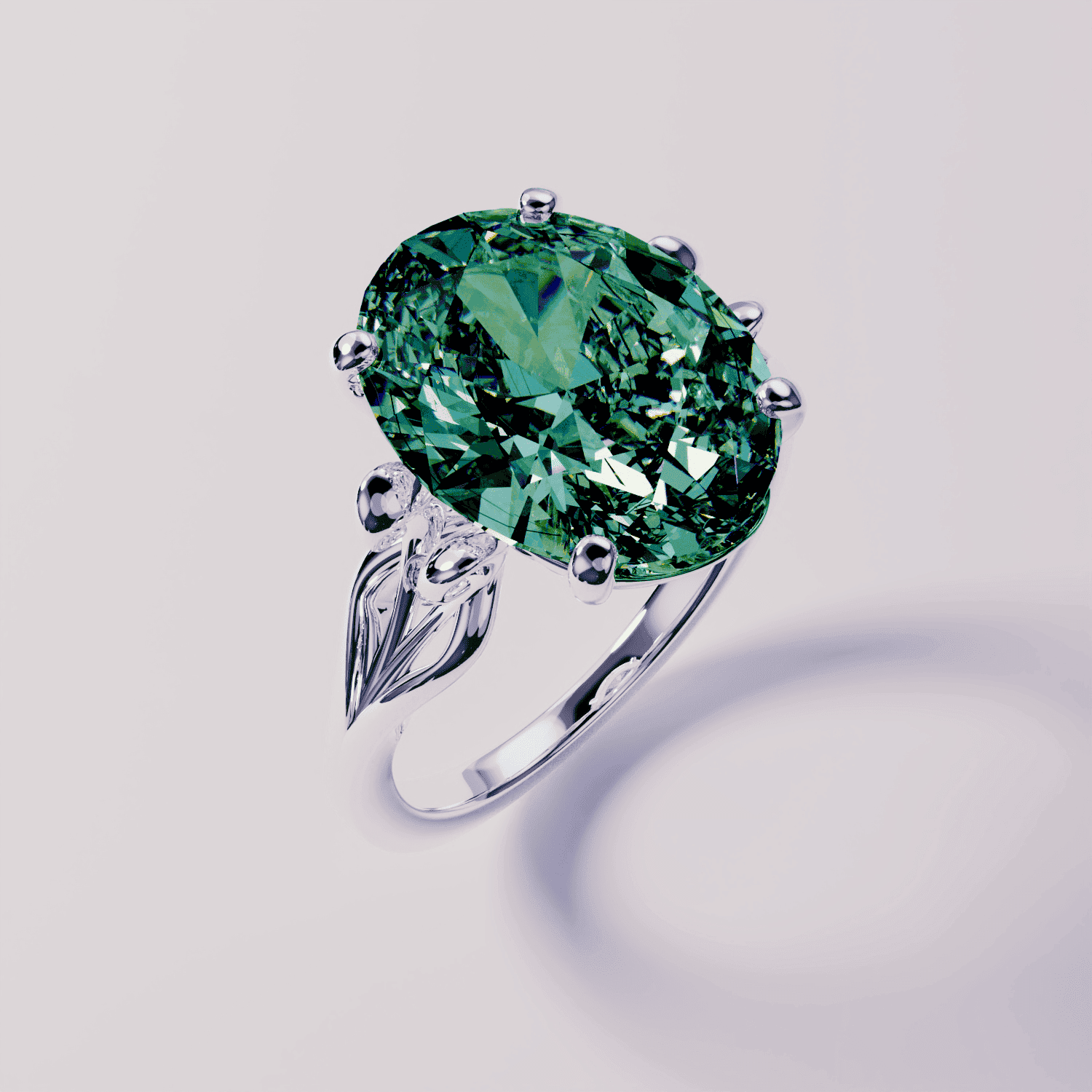 Personalized 2CT Birthstone Ring - S925 Sterling Silver (Options Test)