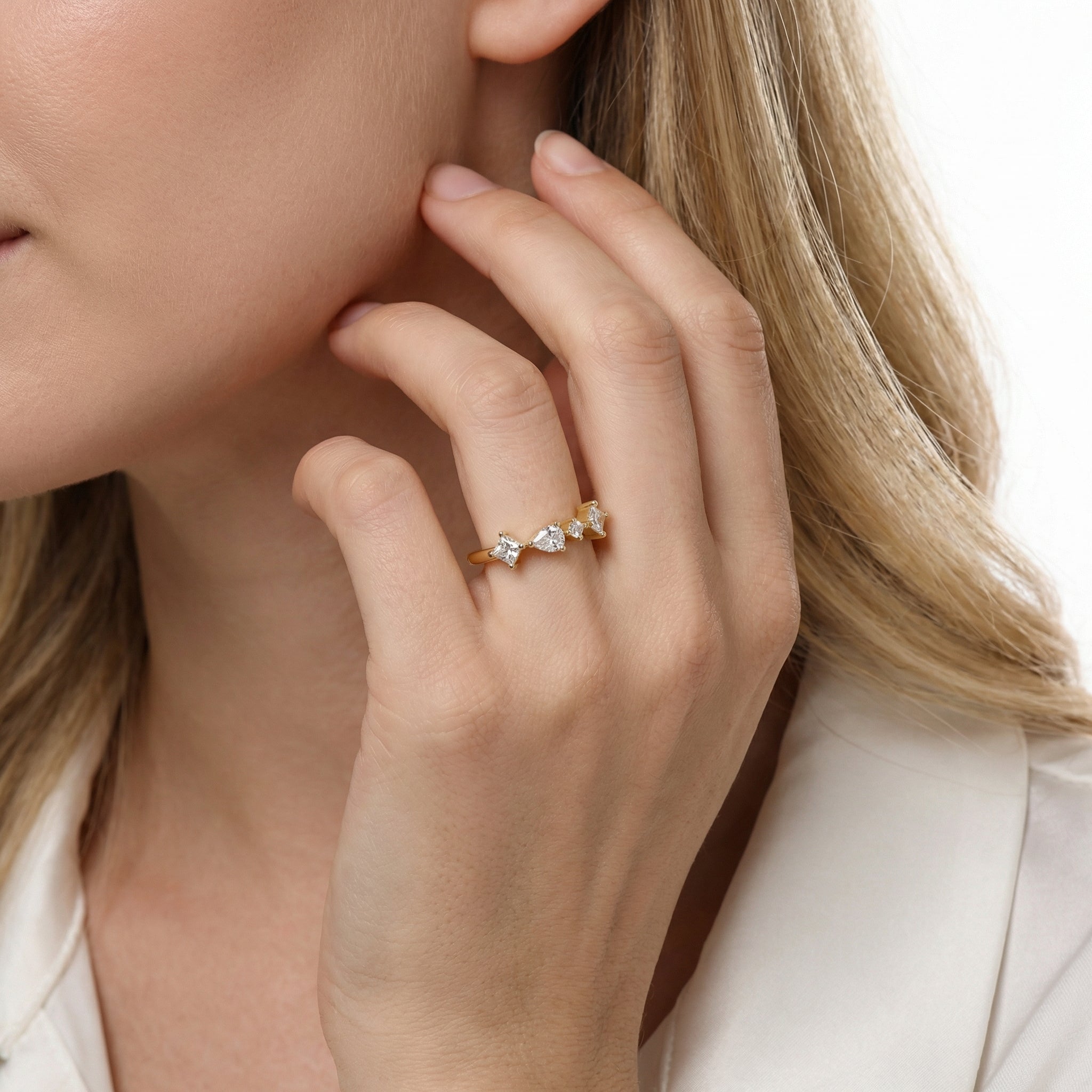 The Elysian Orbit Ring - 18K Gold Vermeil