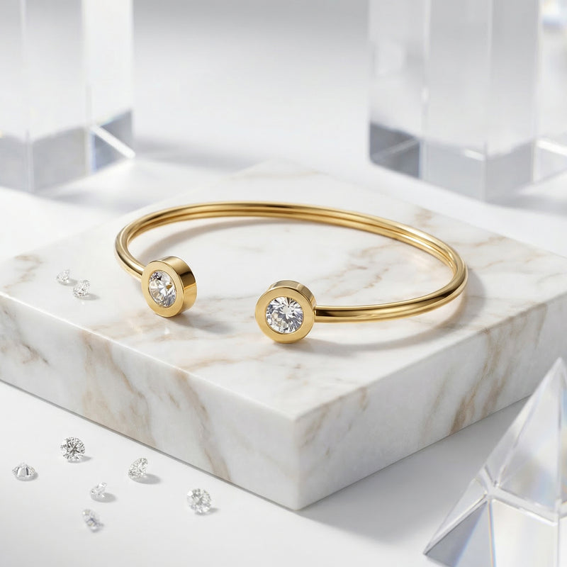 The Elaraea Cuff - Stainless Steel