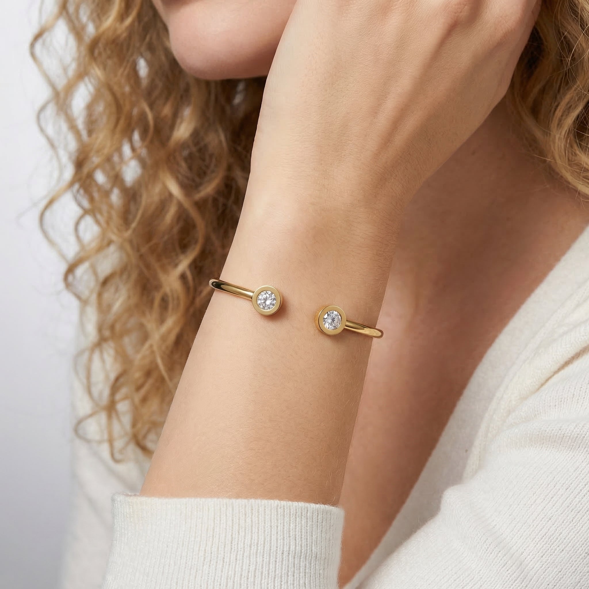 The Elaraea Cuff - Stainless Steel