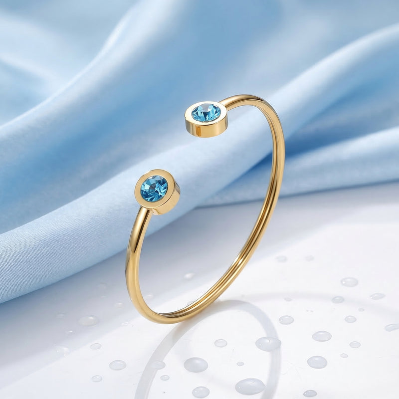 The Elianna Bangle - Stainless Steel