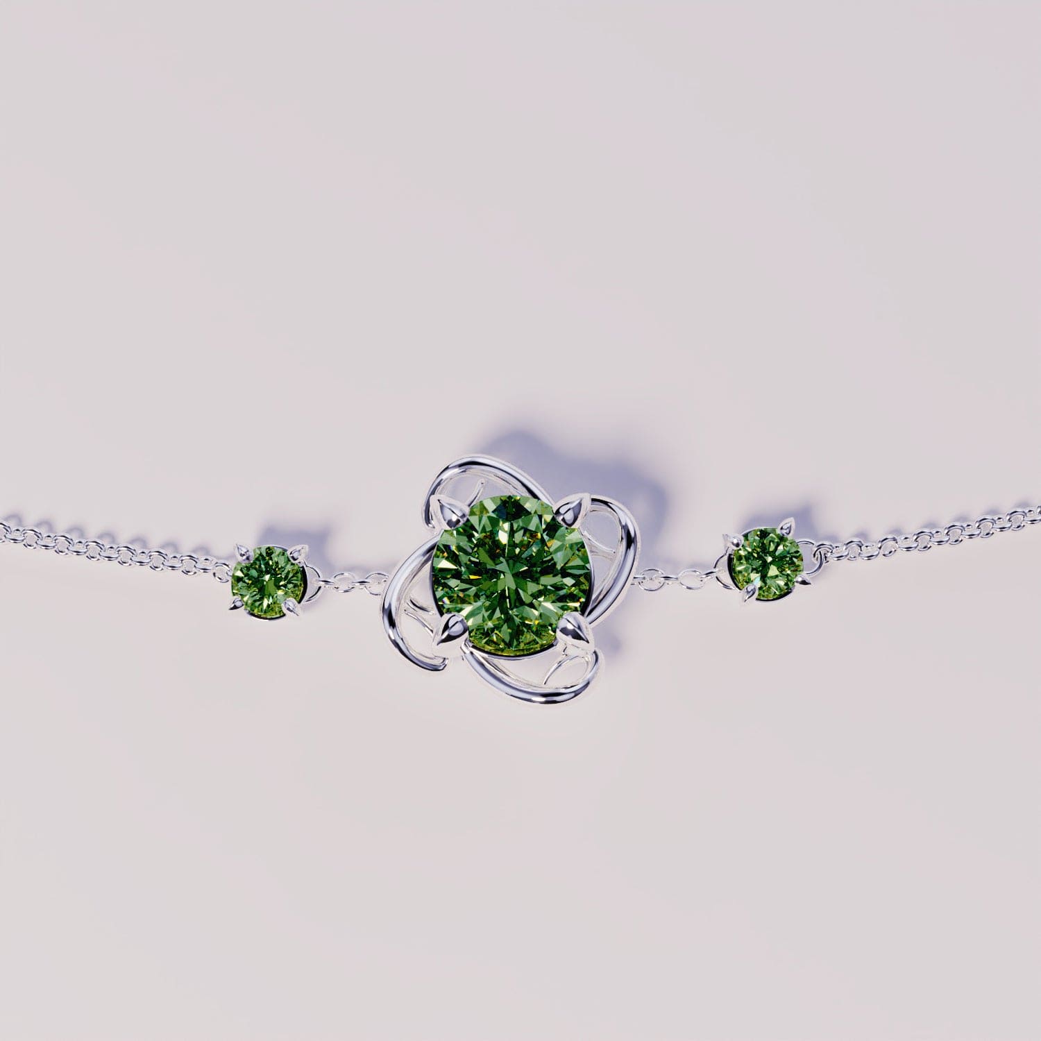 Personalized Birthstone Bracelet - S925 Sterling Silver