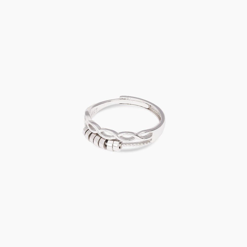 Anillo antiestrés relajante Serenata - Plata de ley