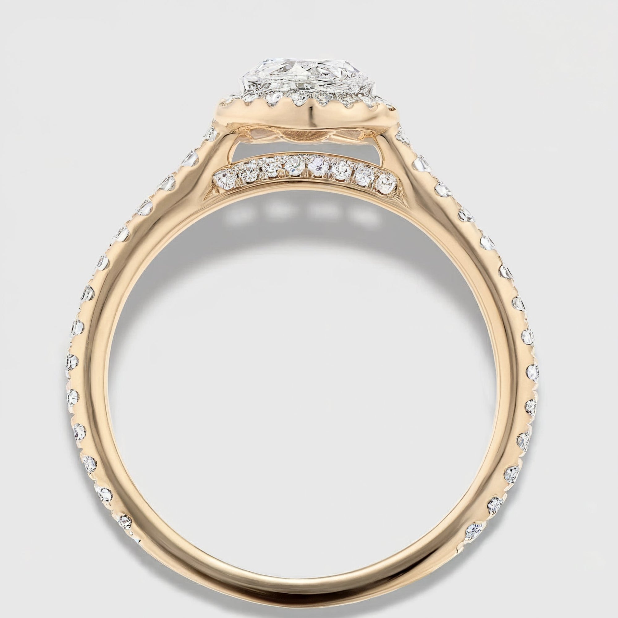 The Adore You Heart Lab Grown Diamond Ring