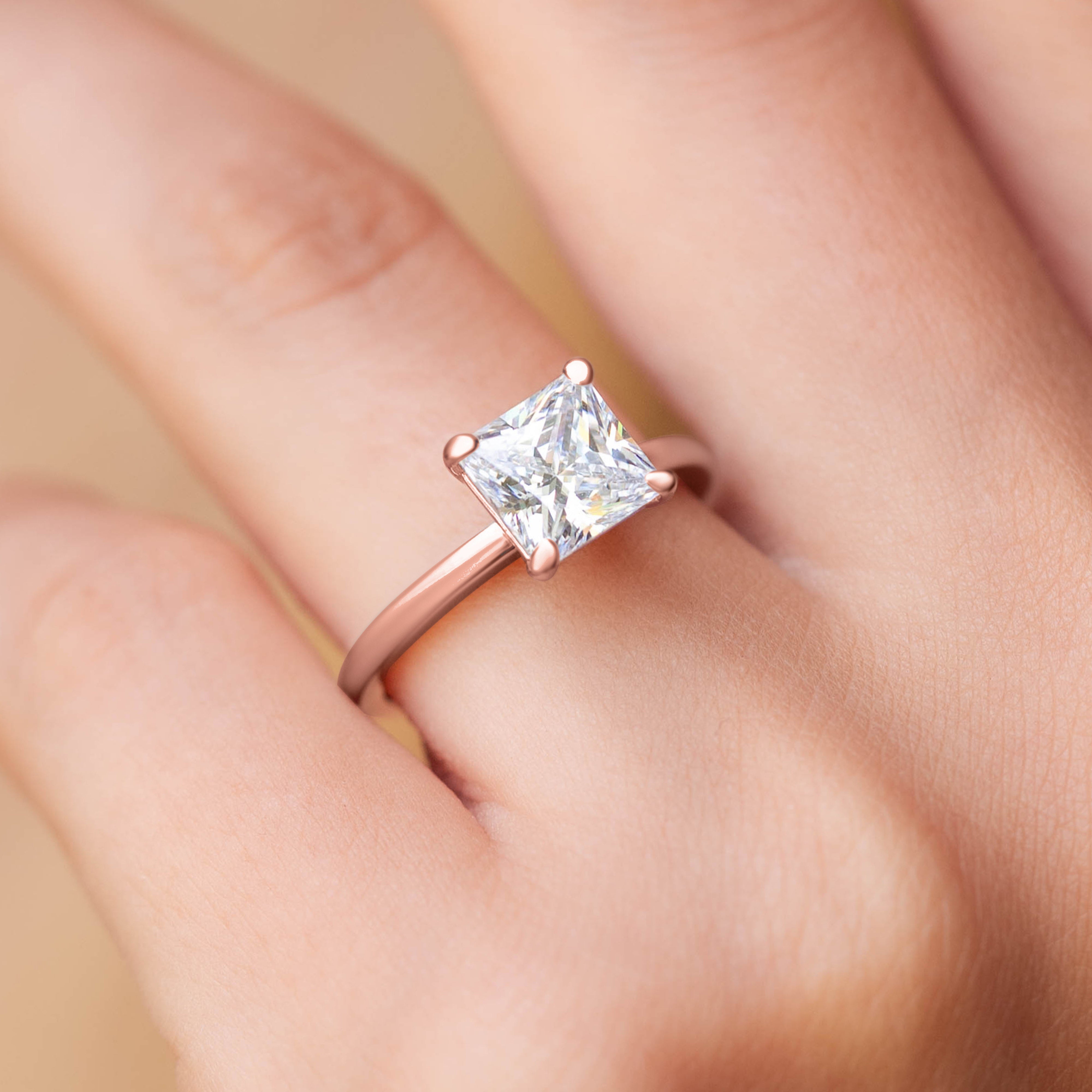The Valeria - Rose - Lab Grown Diamond
