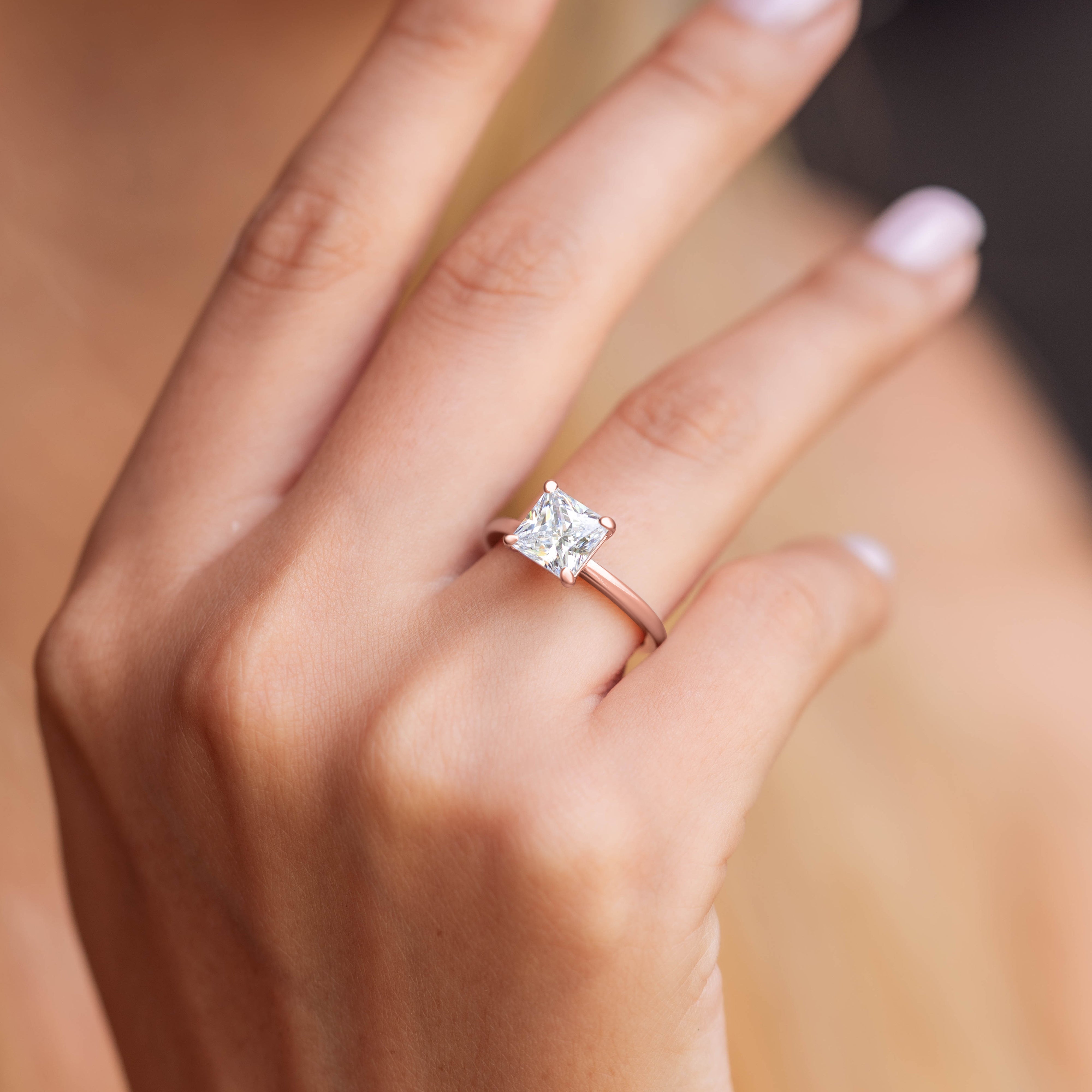 The Valeria - Rose - Lab Grown Diamond